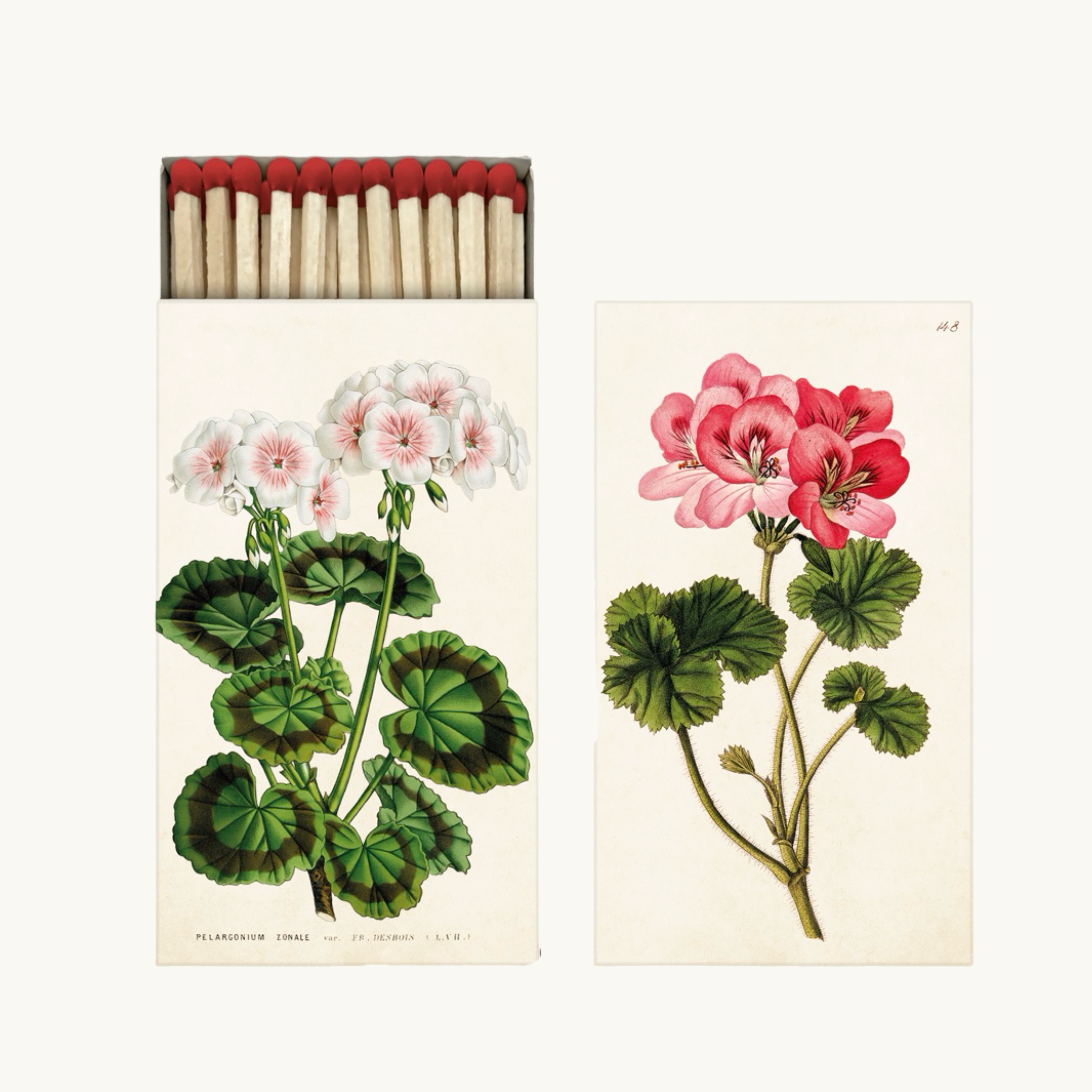 Vintage Geranium Matches