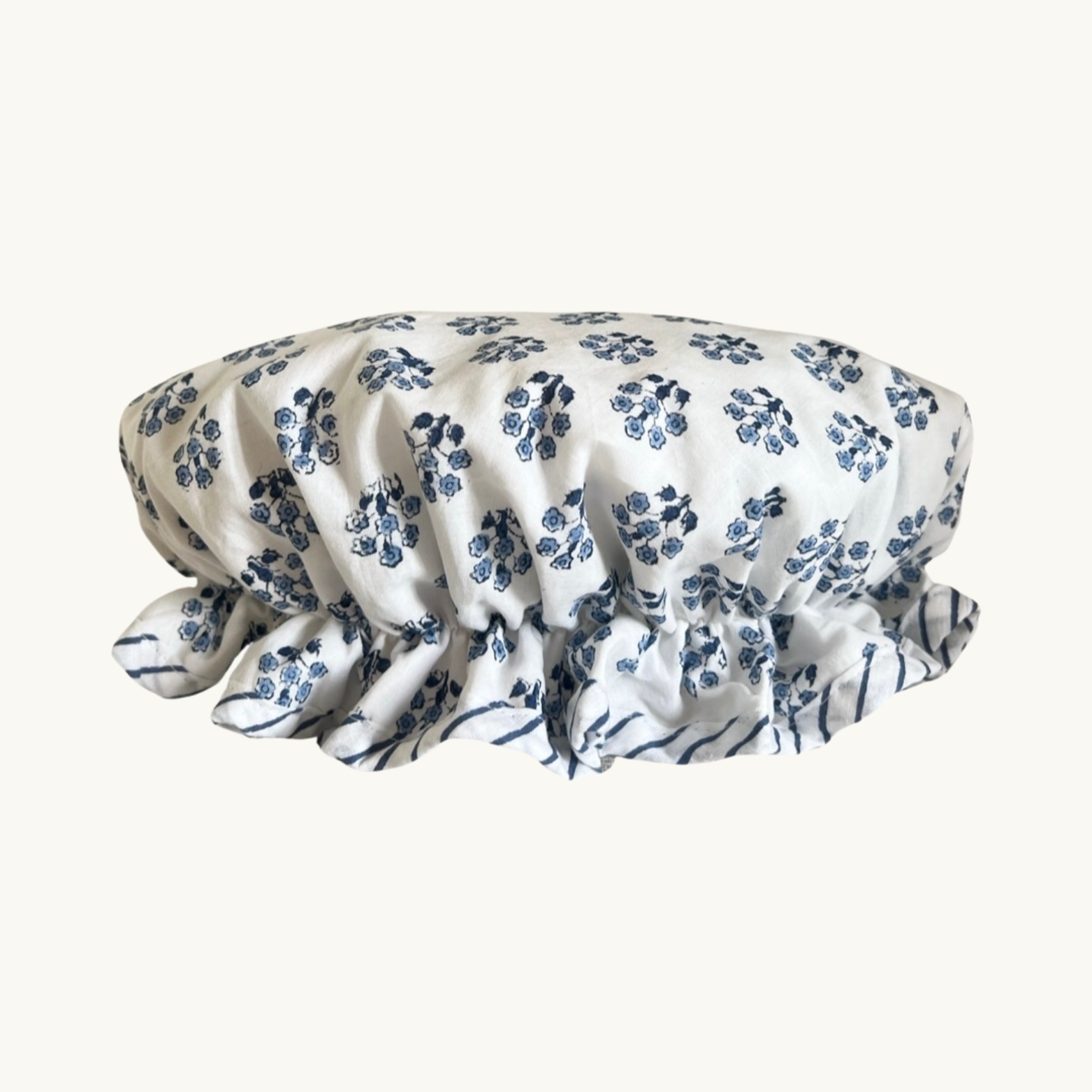 Blue Daphne Shower Cap