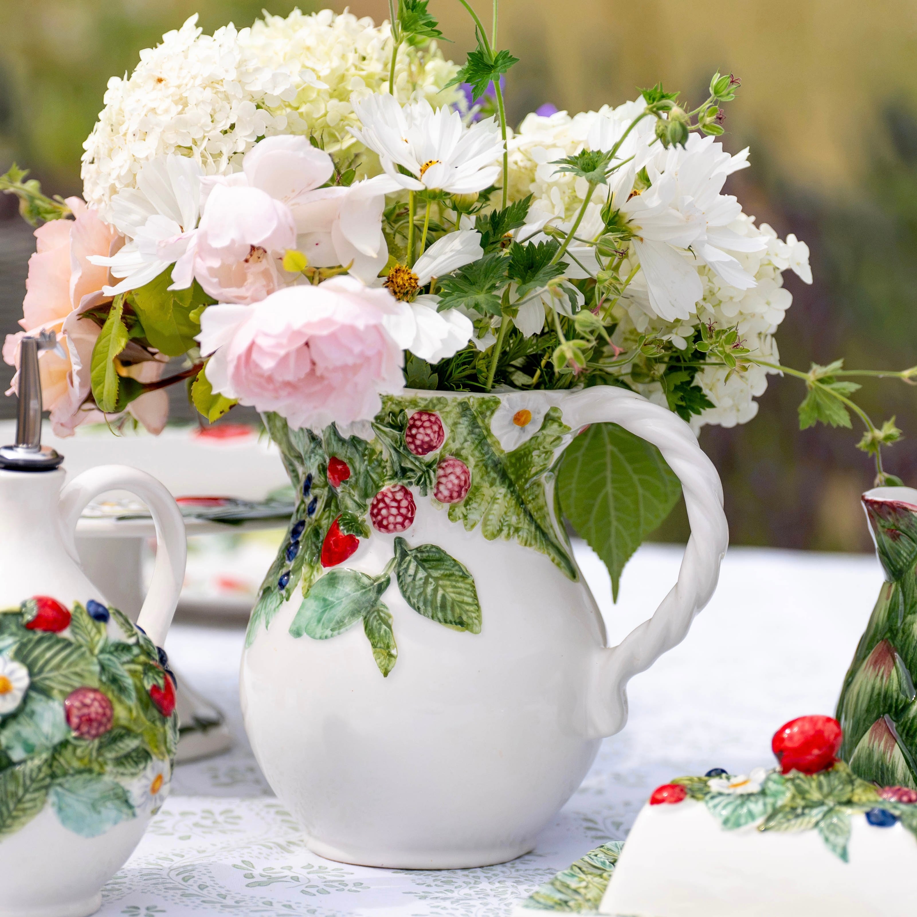 Wild Berries Ceramic Jug