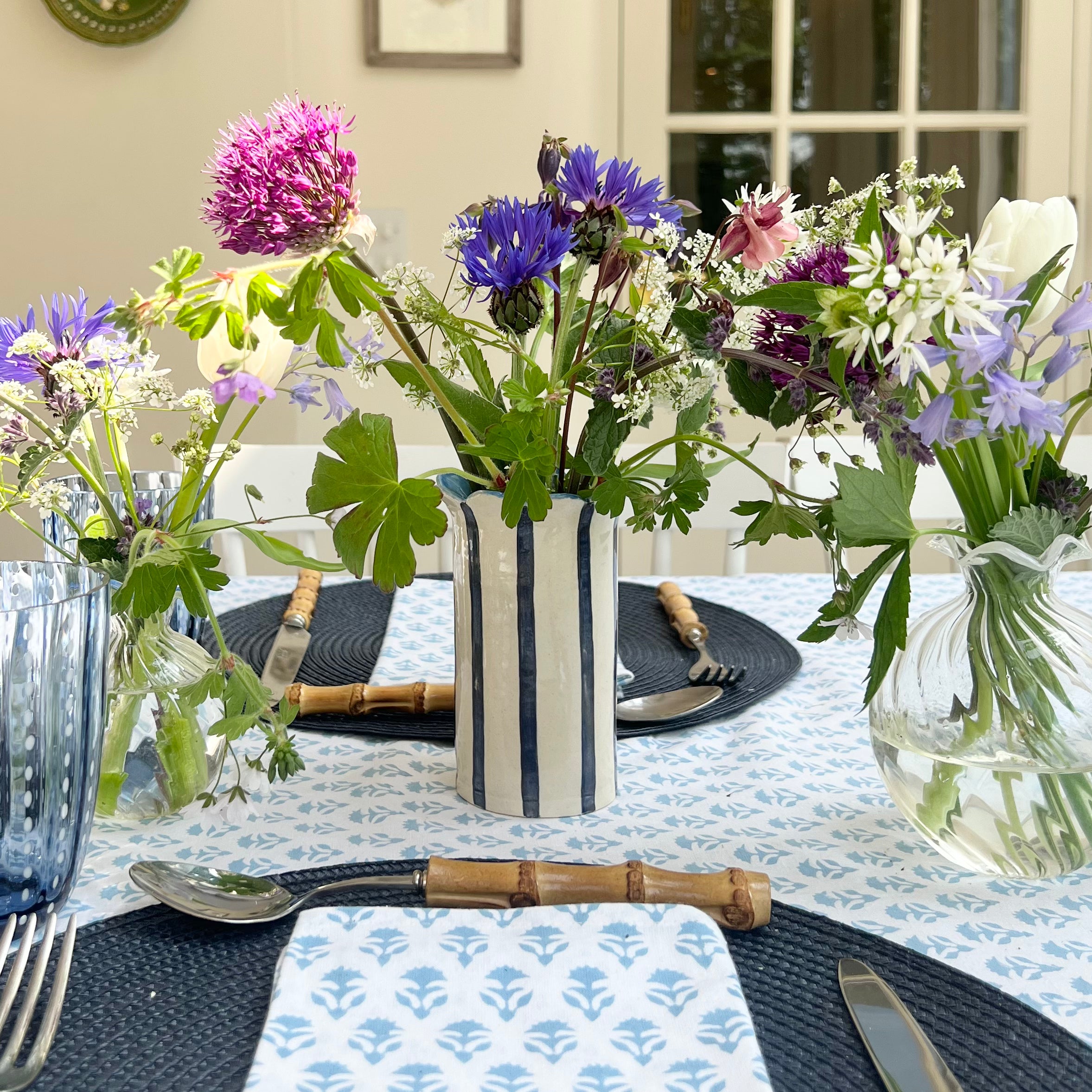 Cornflower Blue Carnation Napkins