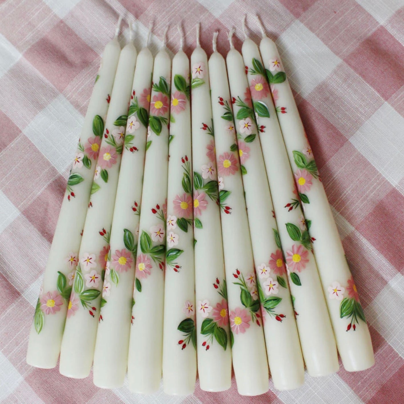 Handpainted Candles