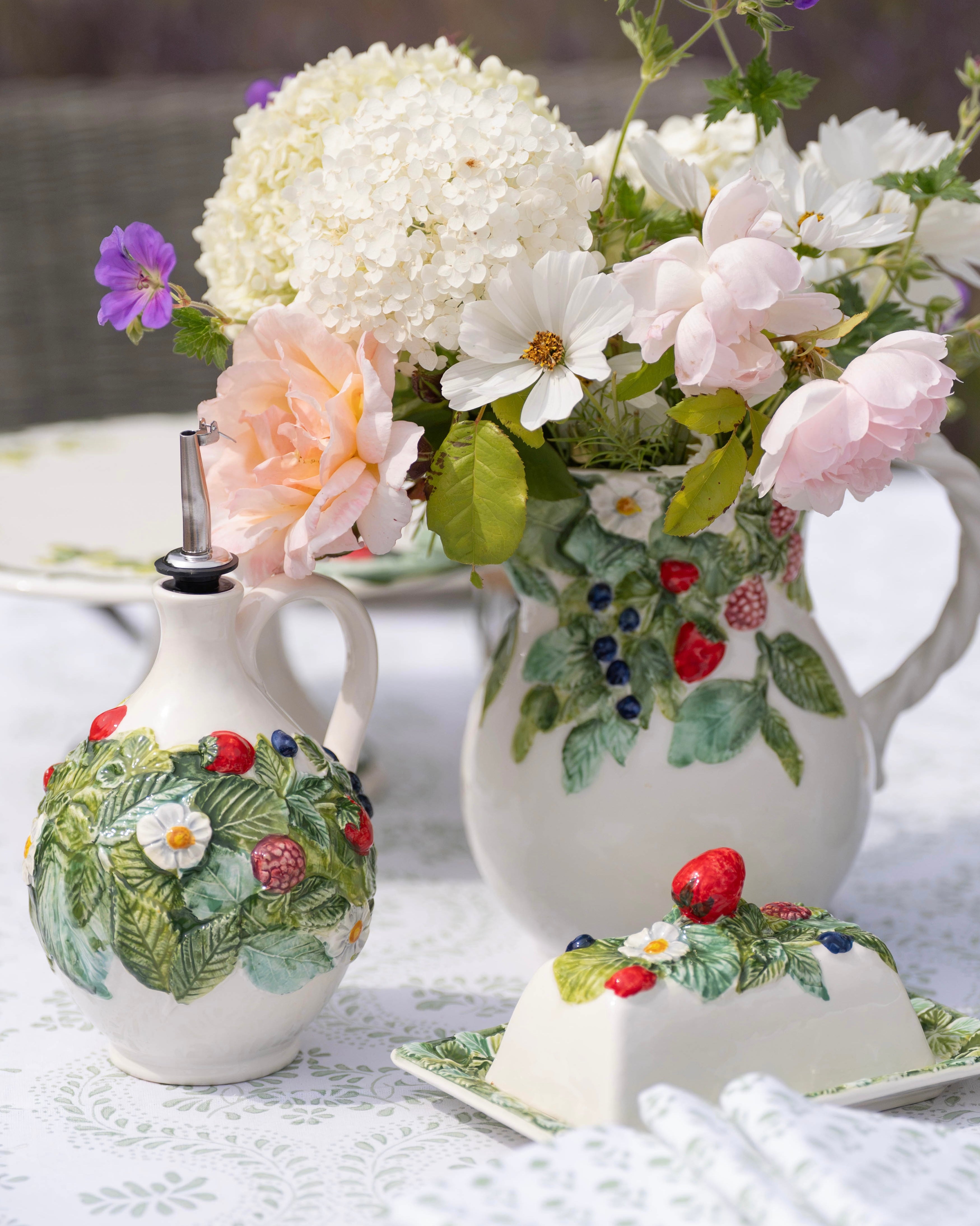 Wild Berries Ceramic Jug