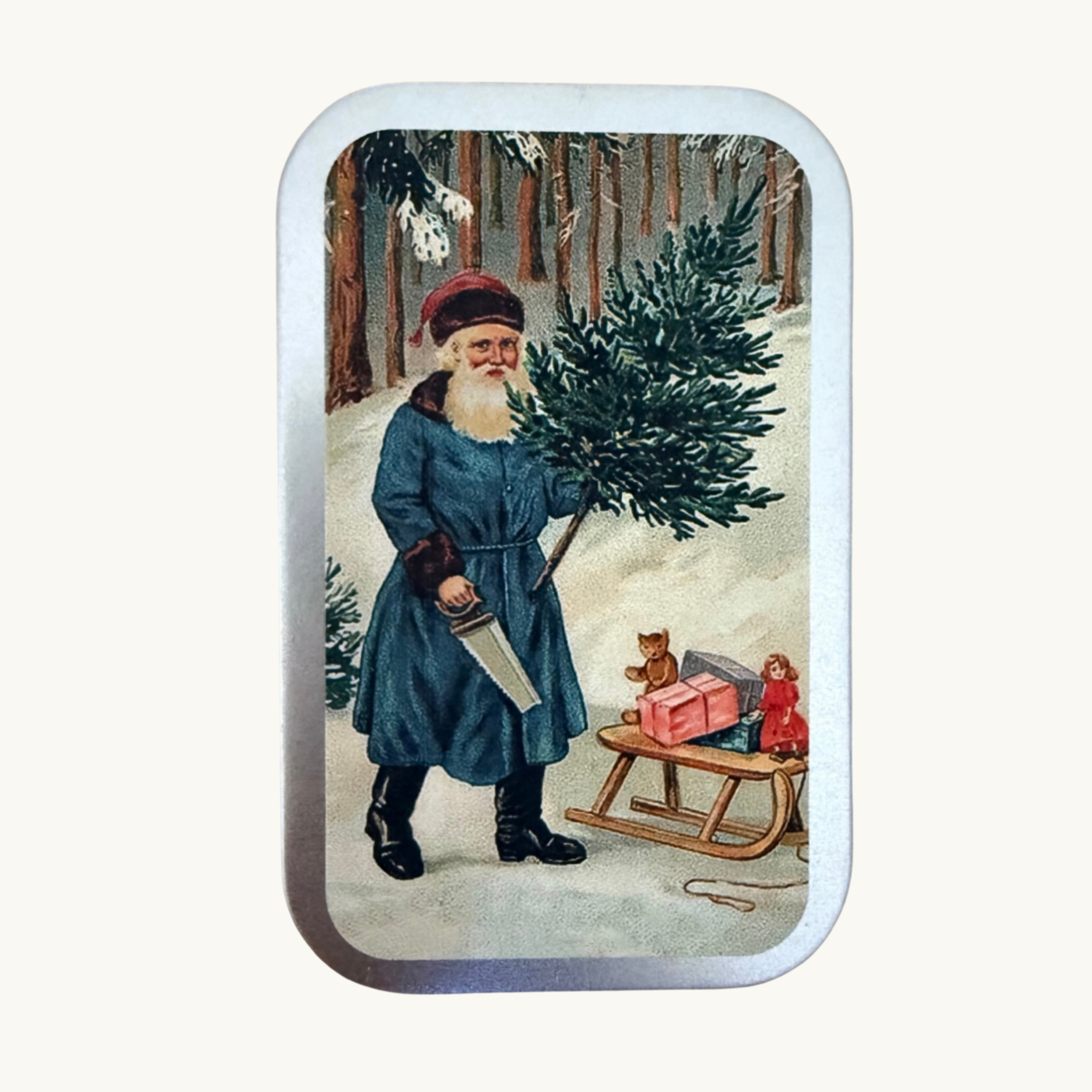 Vintage Santa Pastille Tins