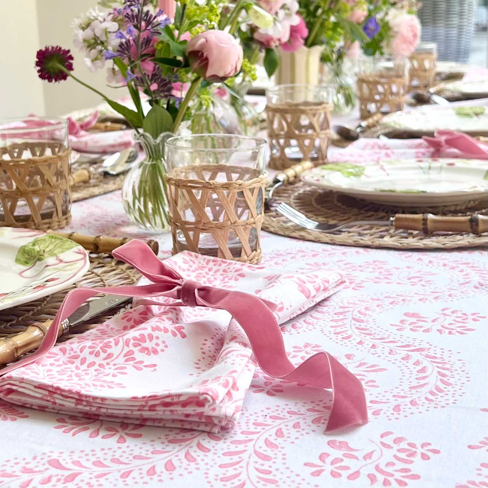 Pink Rosalie Napkins