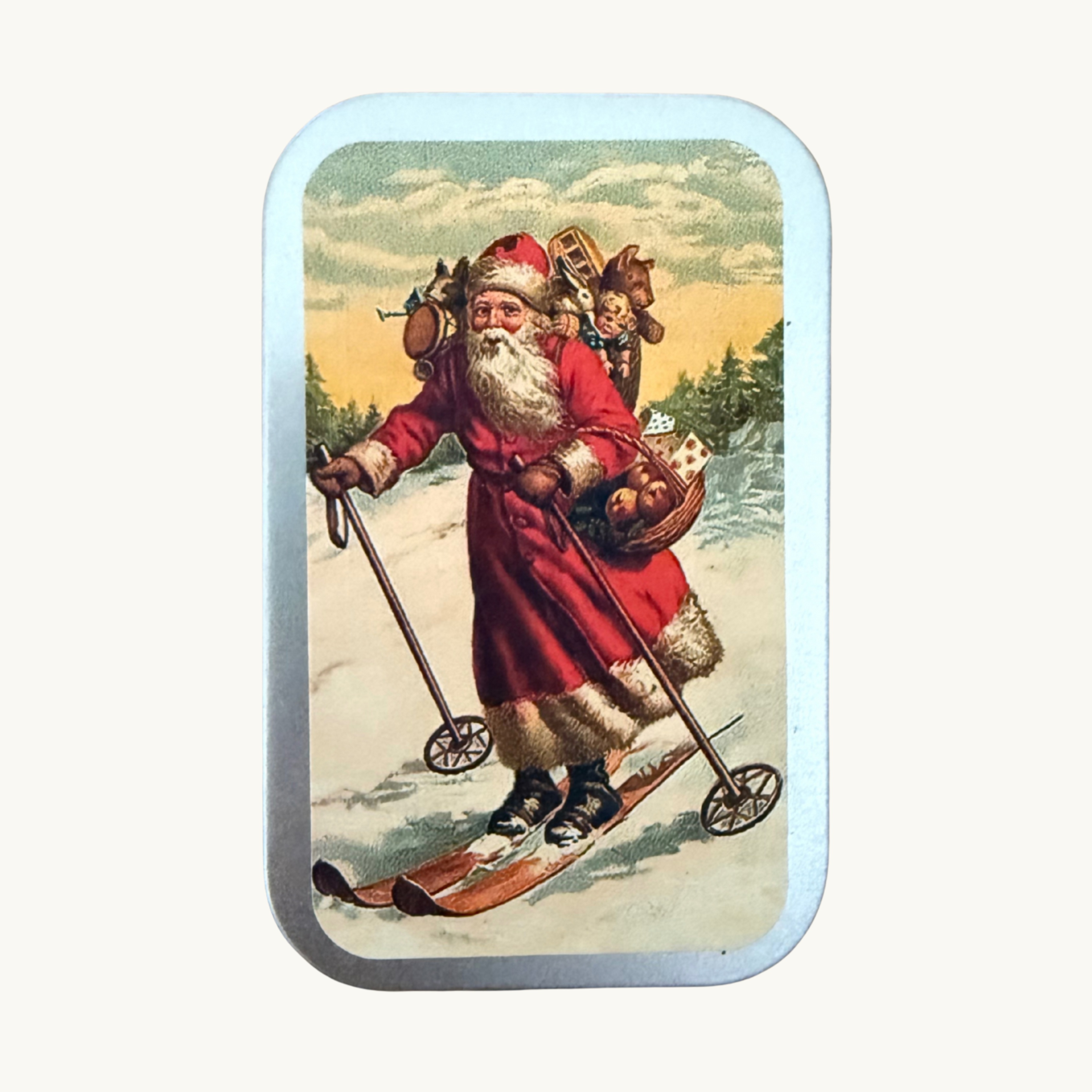 Vintage Santa Pastille Tins
