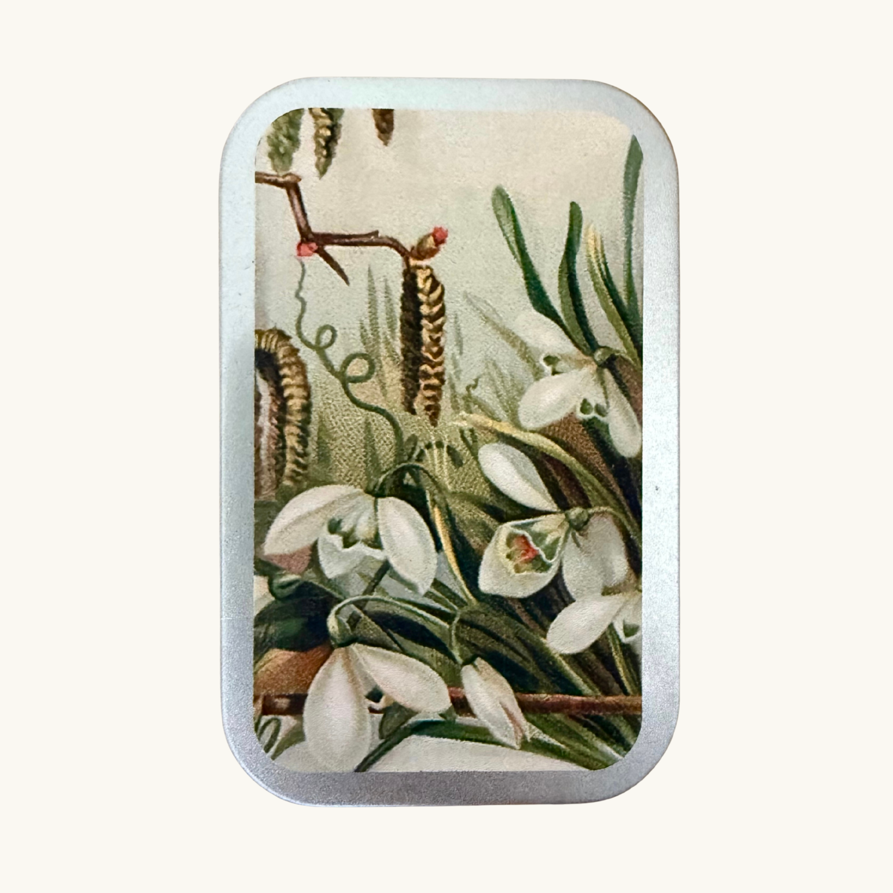 Vintage Festive Flowers Pastille Tins