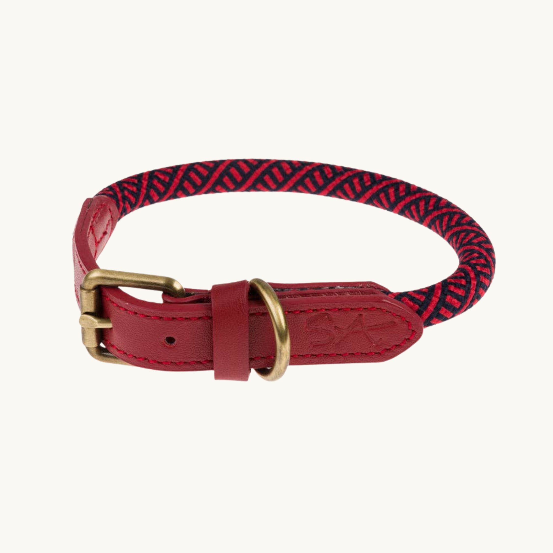Red Rope Dog Collar