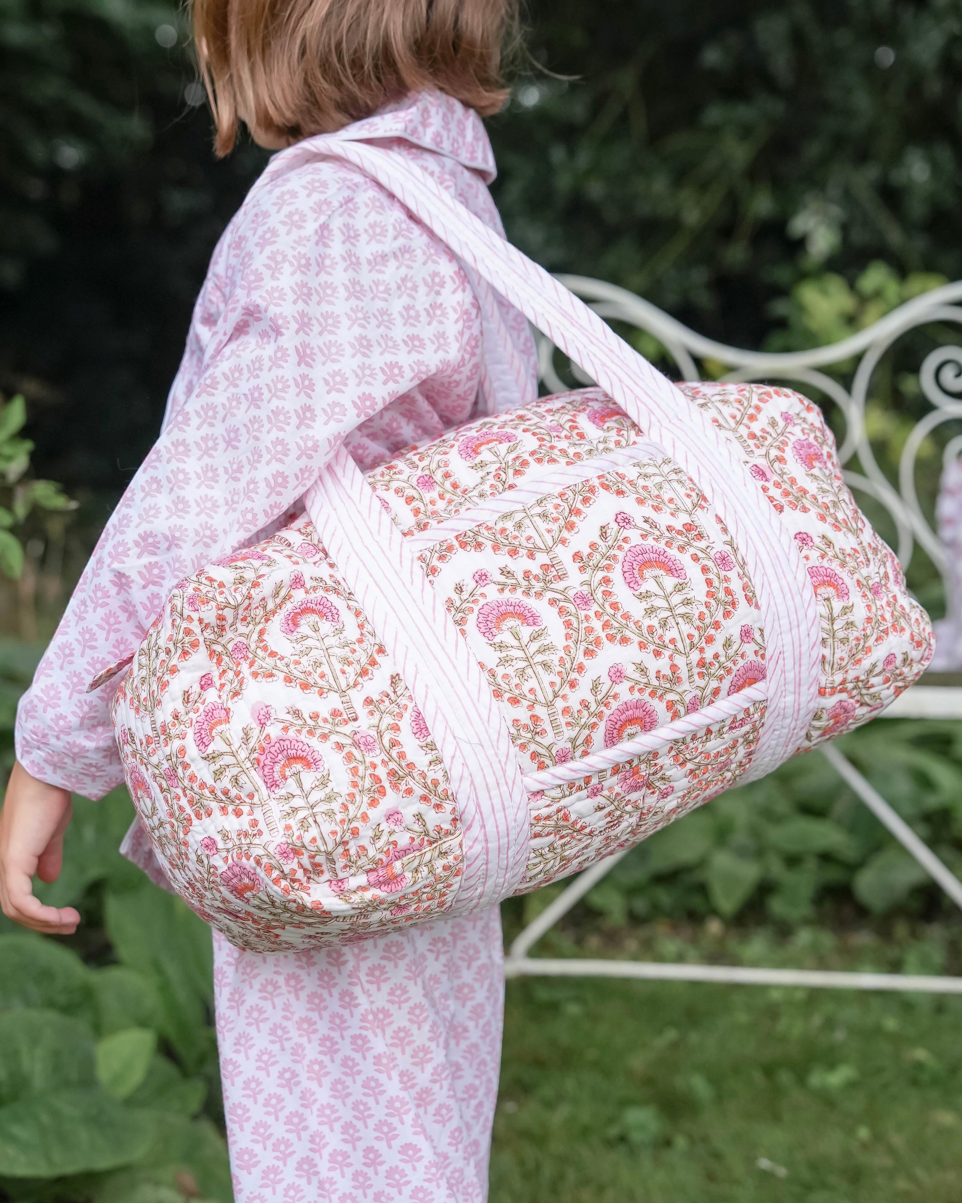 Mini Freya Handblocked Weekend Bag