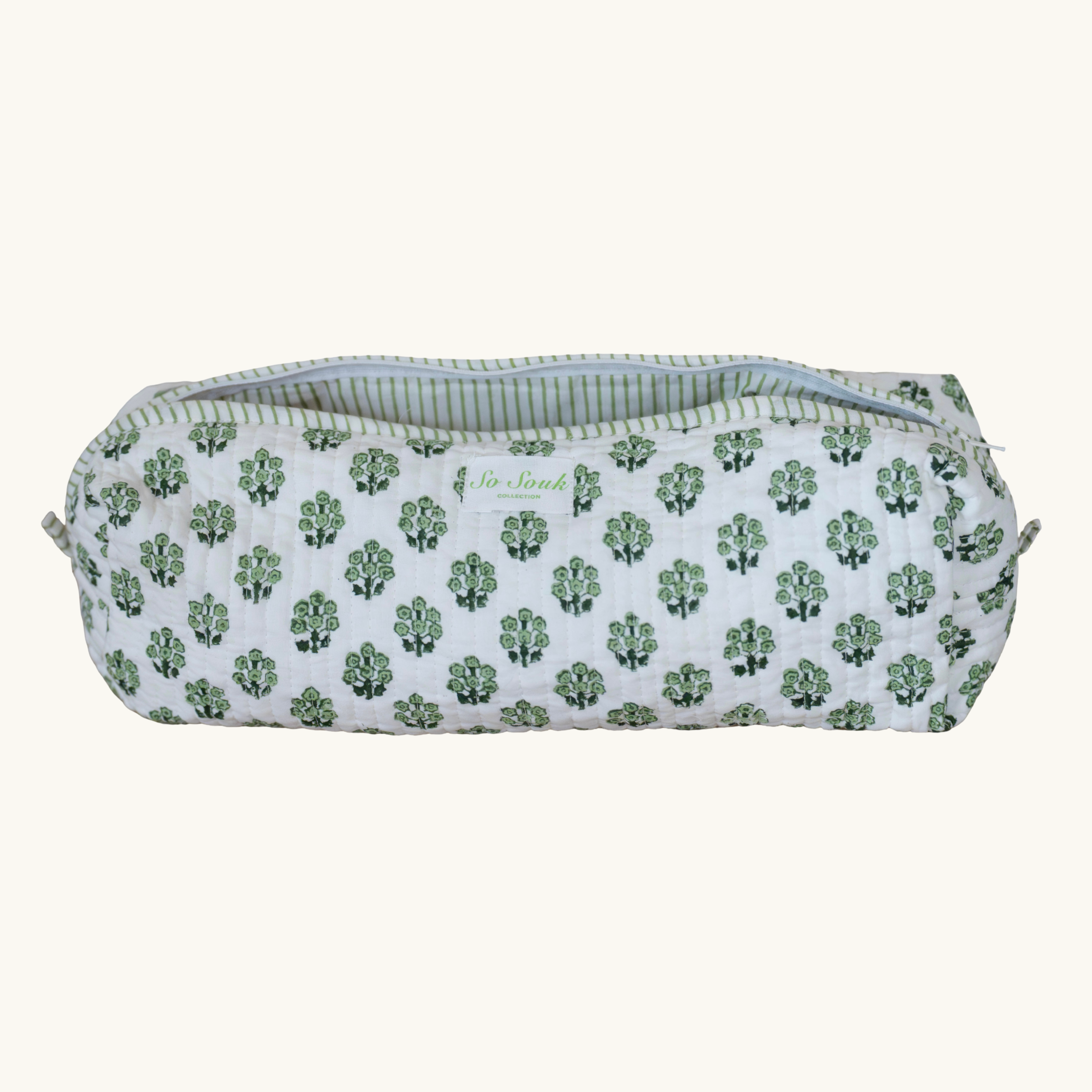 Green Daphne Hair Accessories Bag