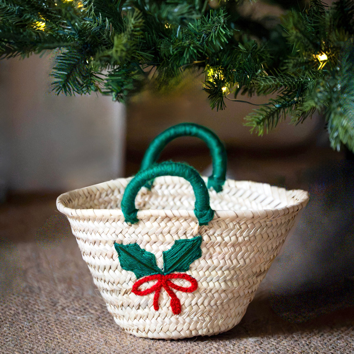 Holly Berry Festive Basket