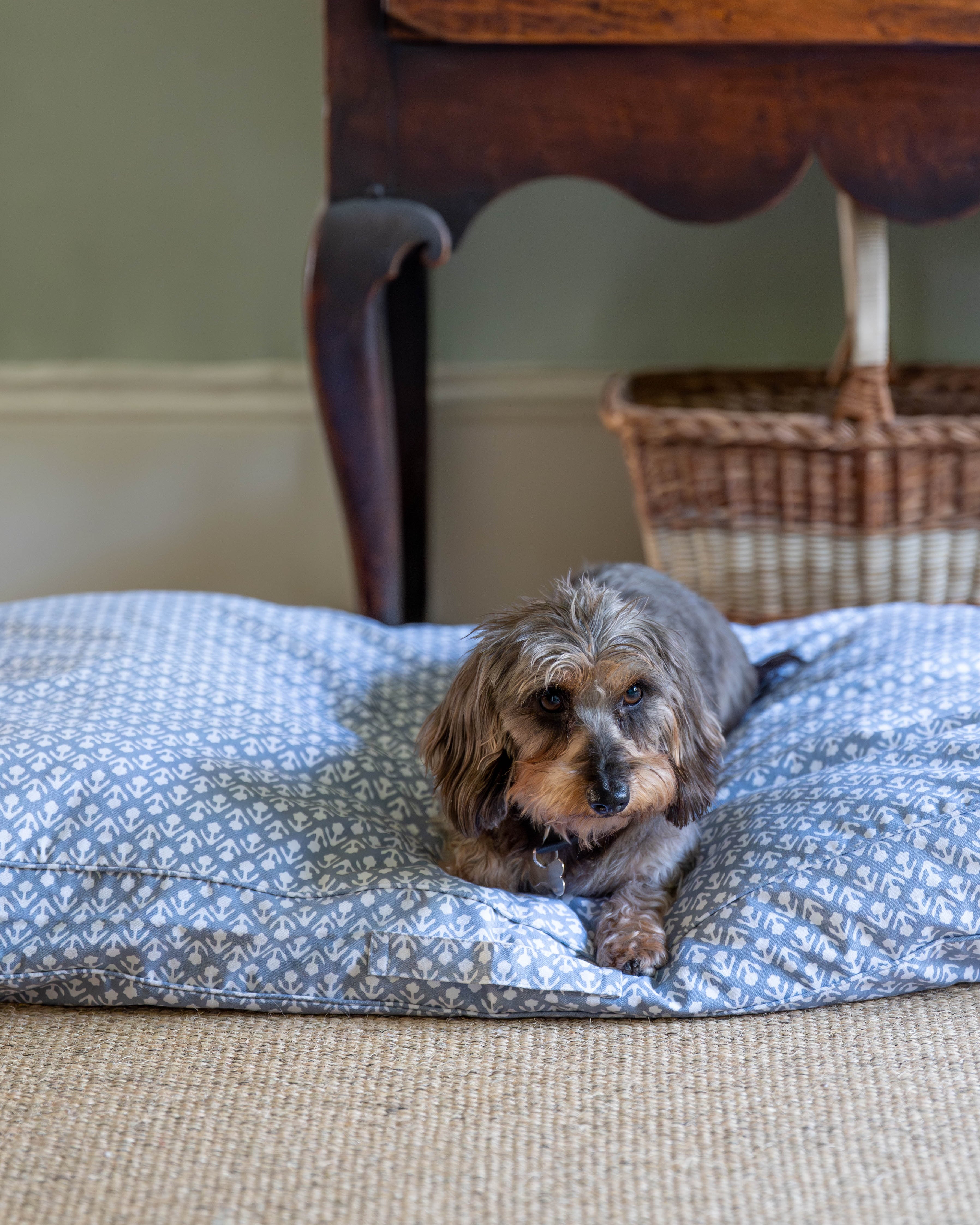 Blue Bhuti Dog Bed