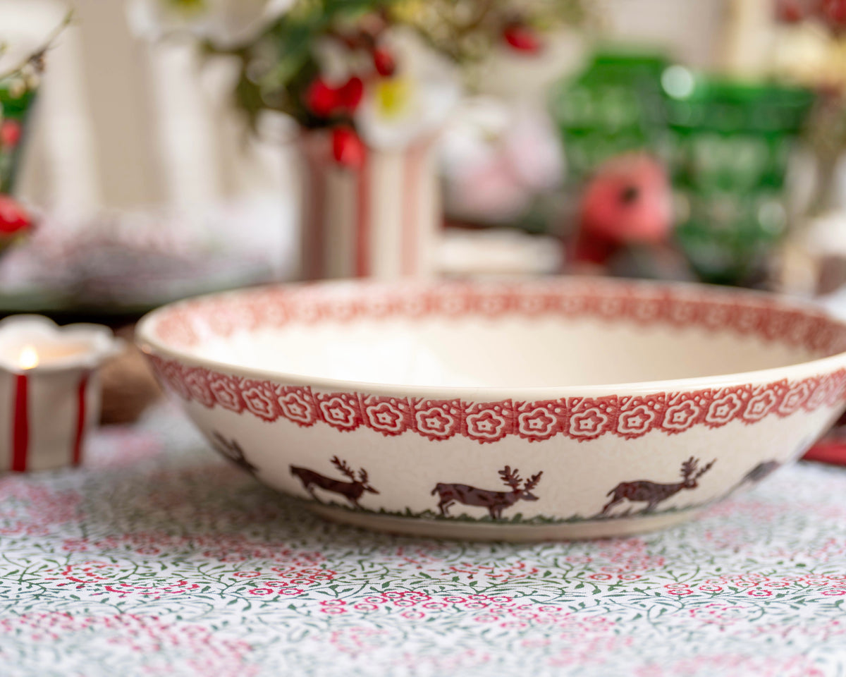 Reindeer Large Serving Dish