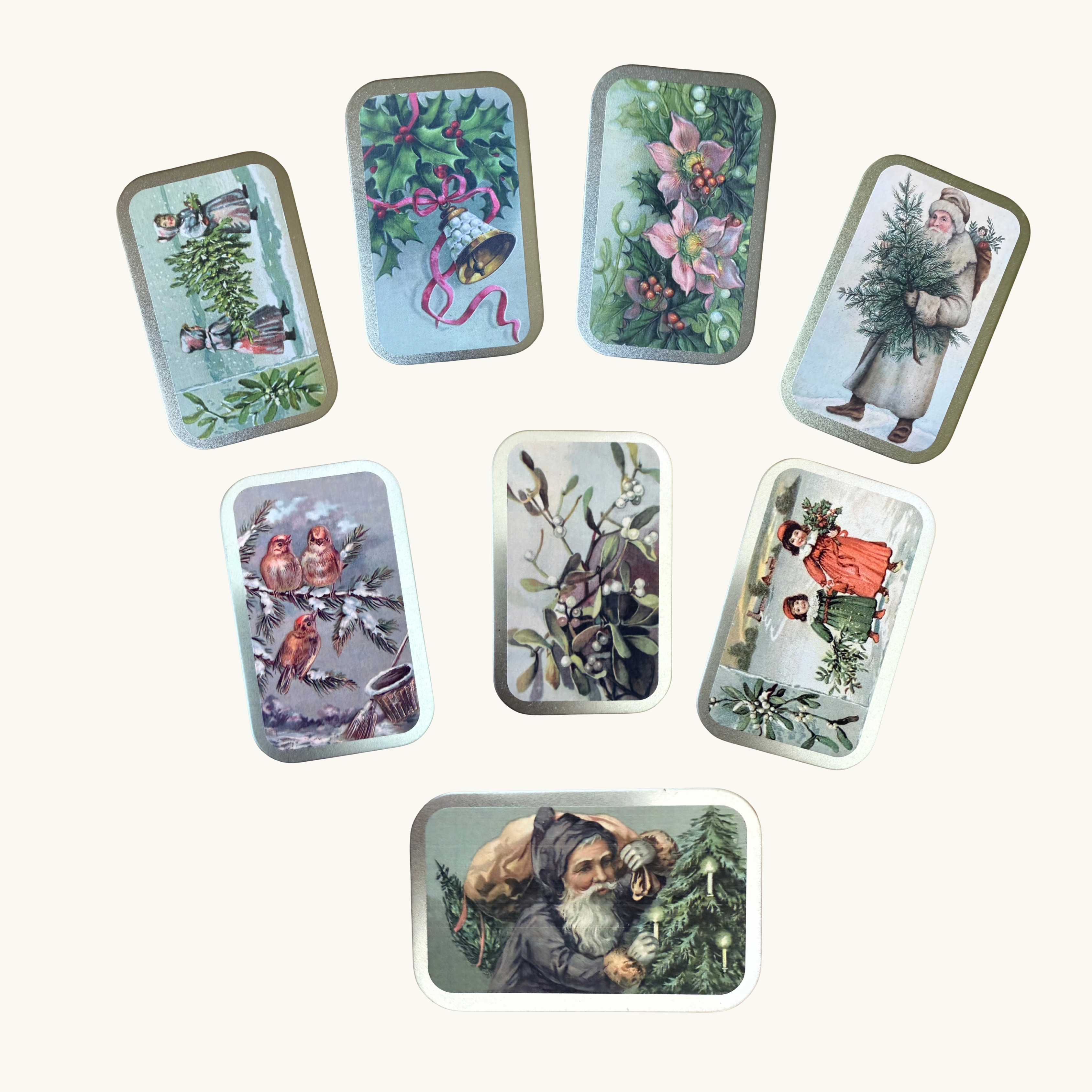Vintage Festive Pastille Tins