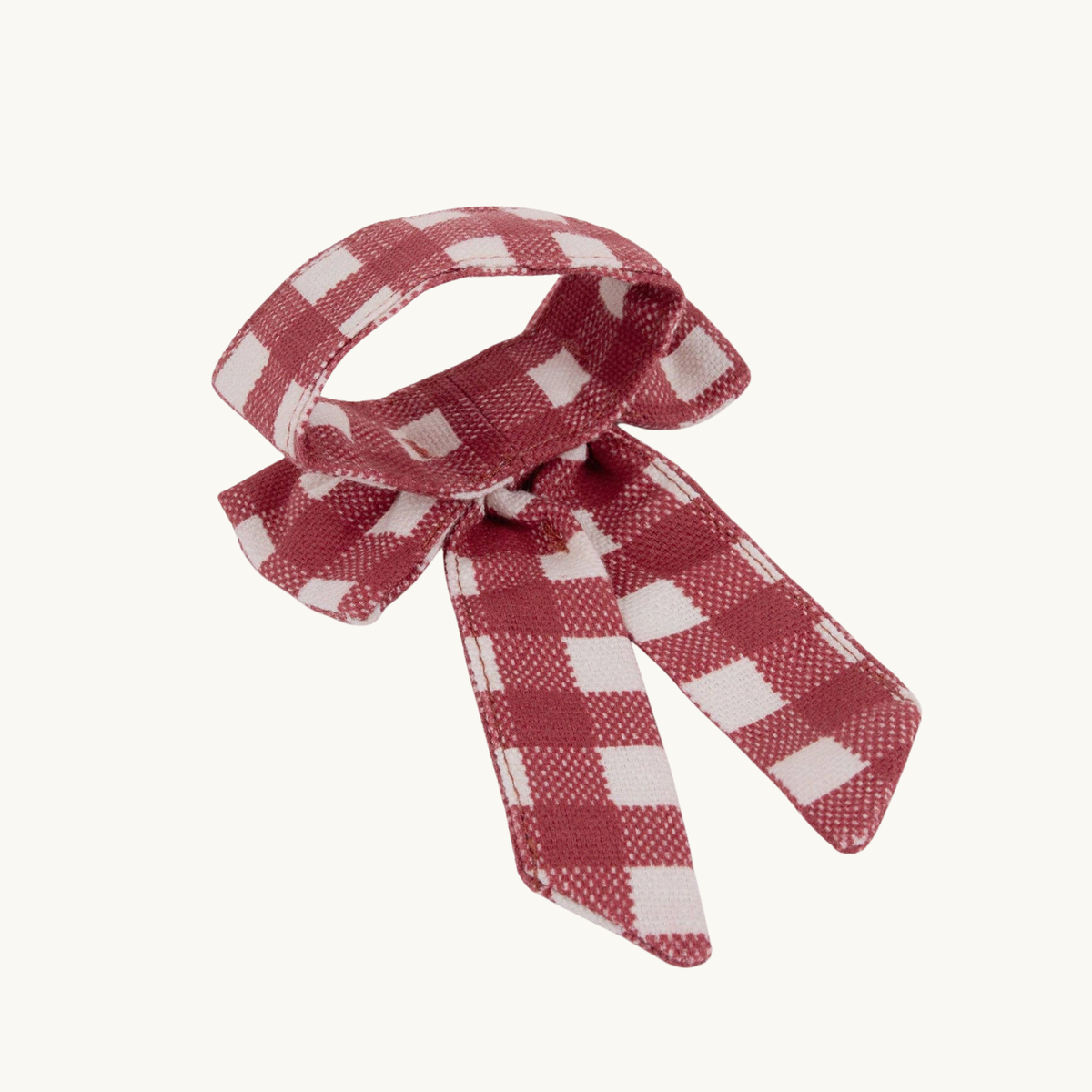 Rustic Red Gingham Napkin Rings (Set of 4)