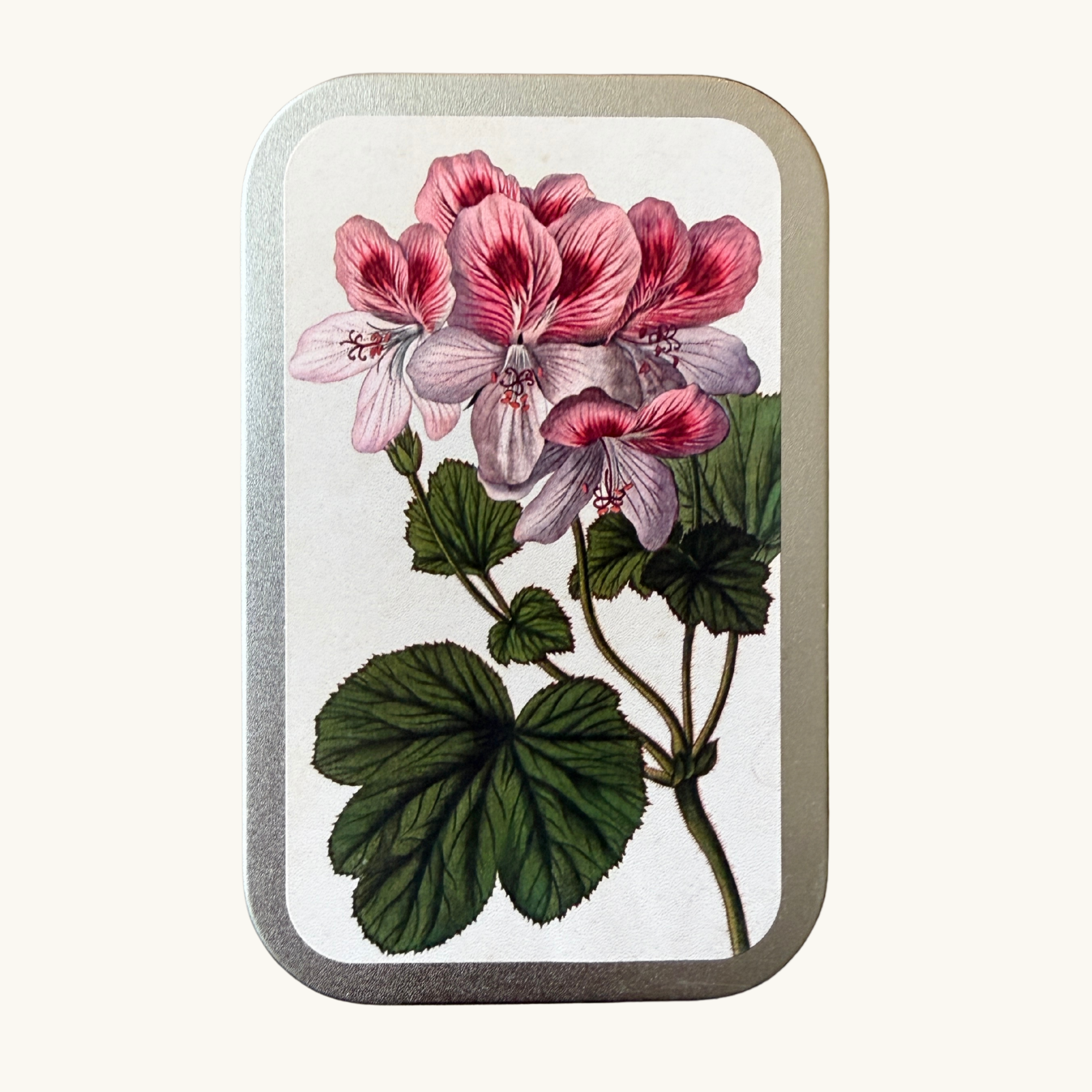 Vintage Geranium Pastille Tins