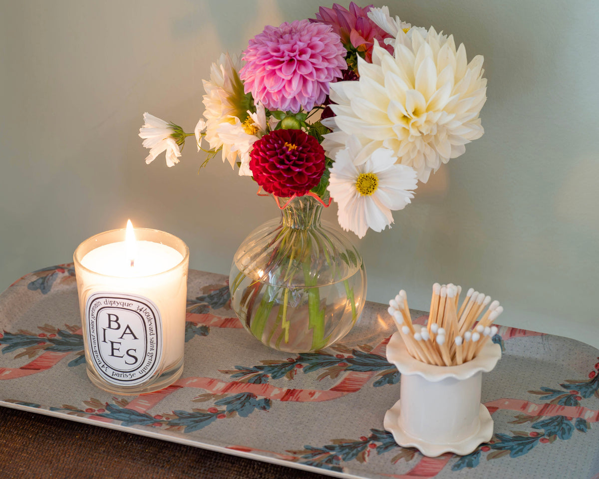 Ribbon Birchwood Tray (Large Octagonal)
