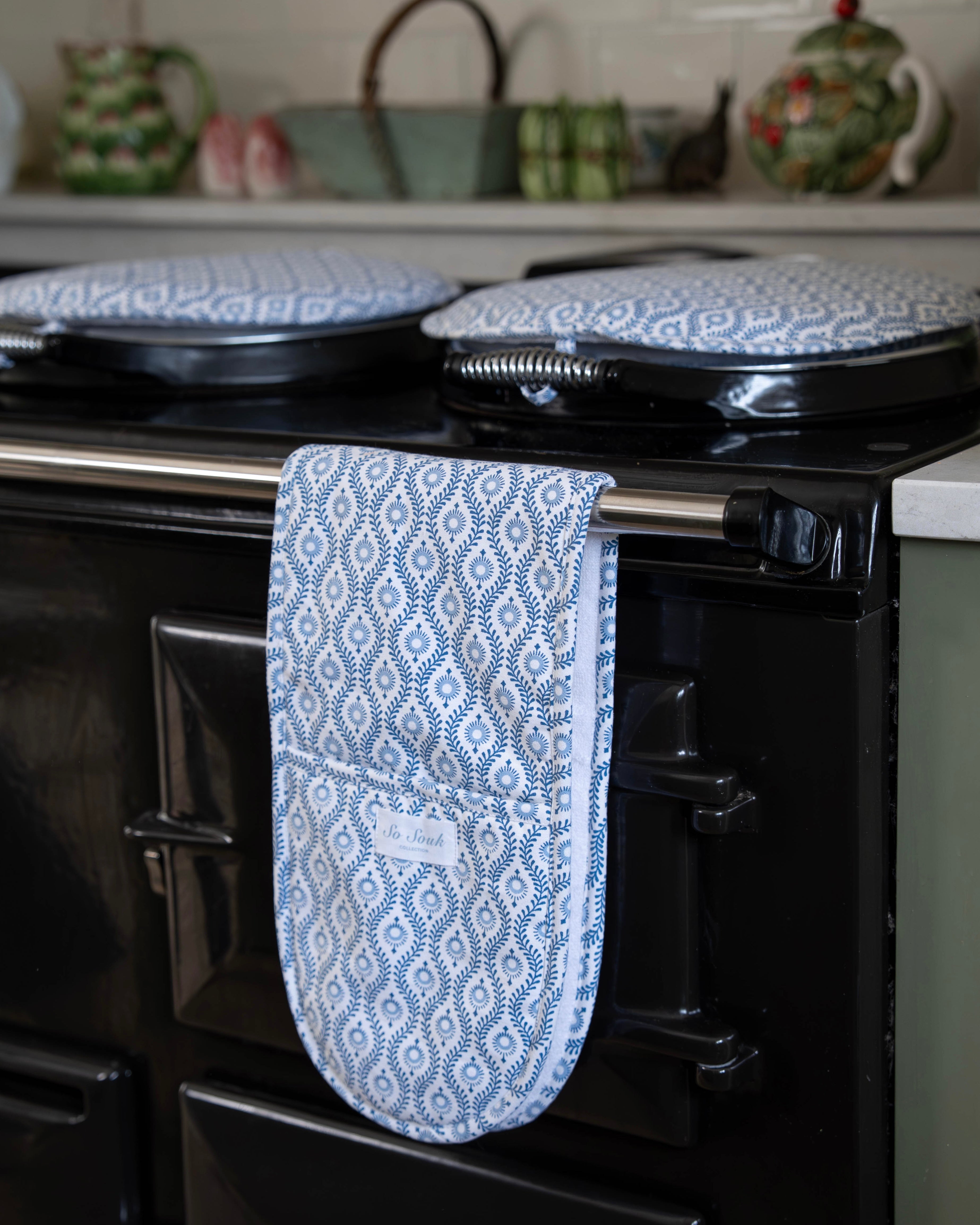 Blue Mila Oven Gloves