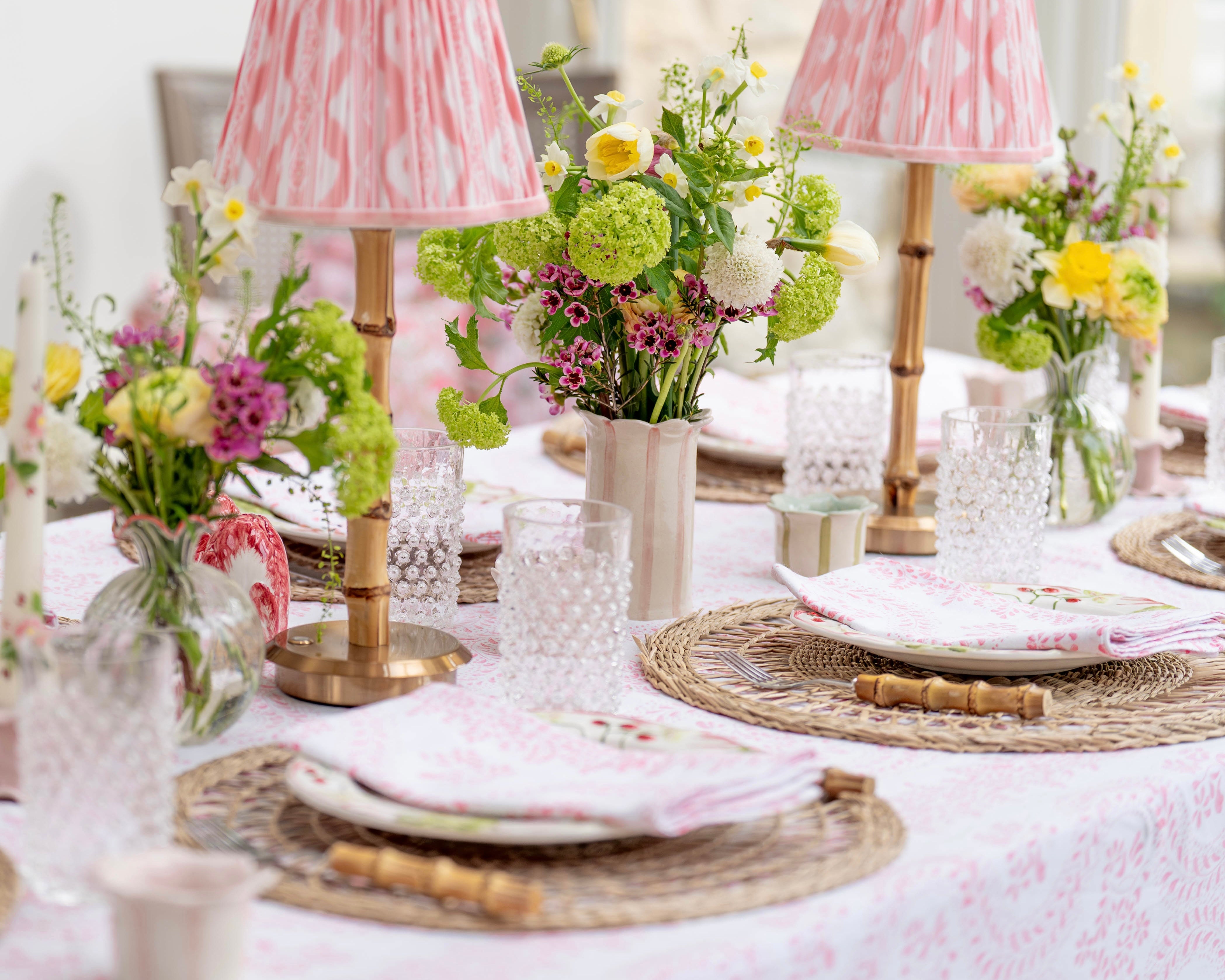 Pink Rosalie Napkins