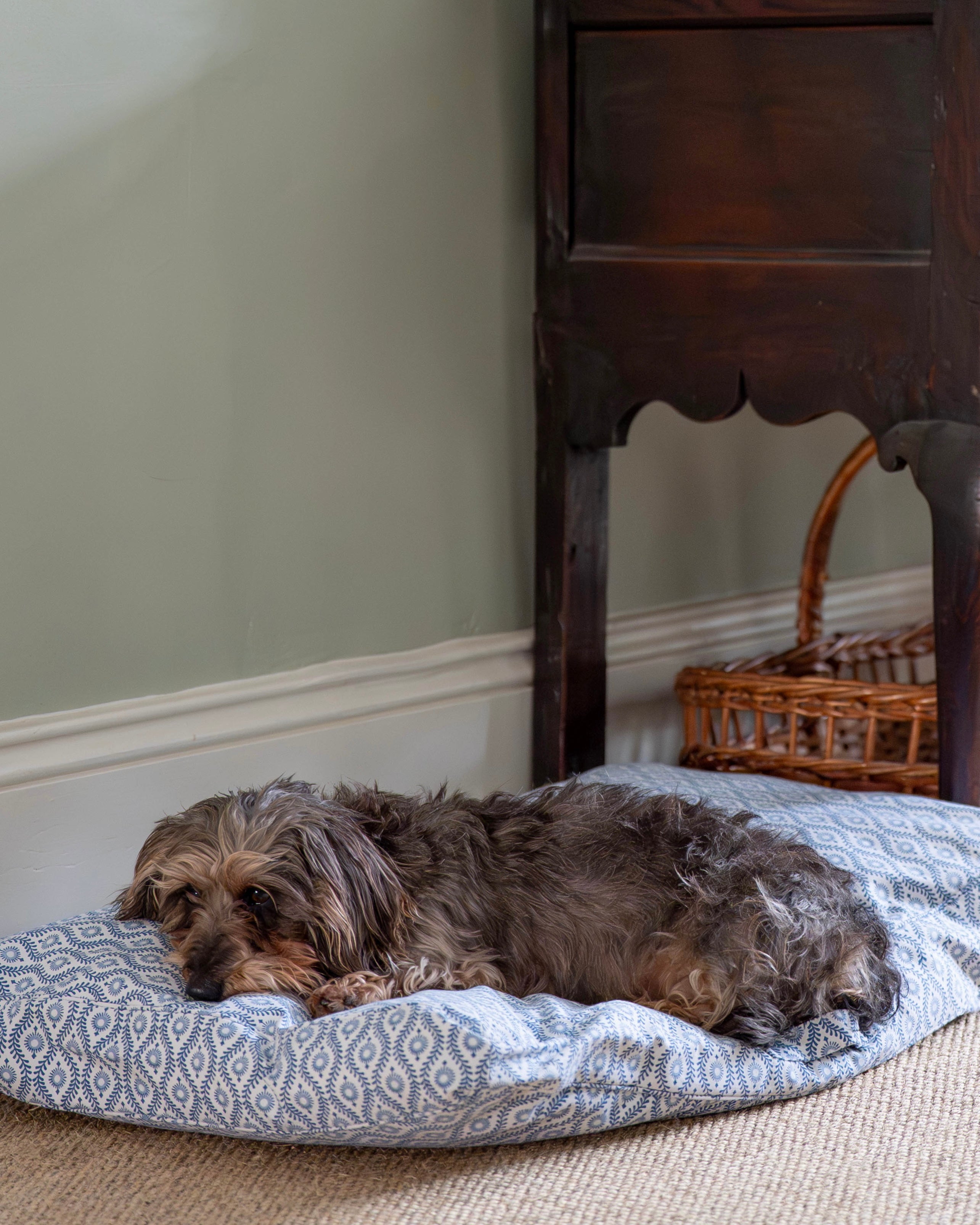 Blue Mila Dog Bed