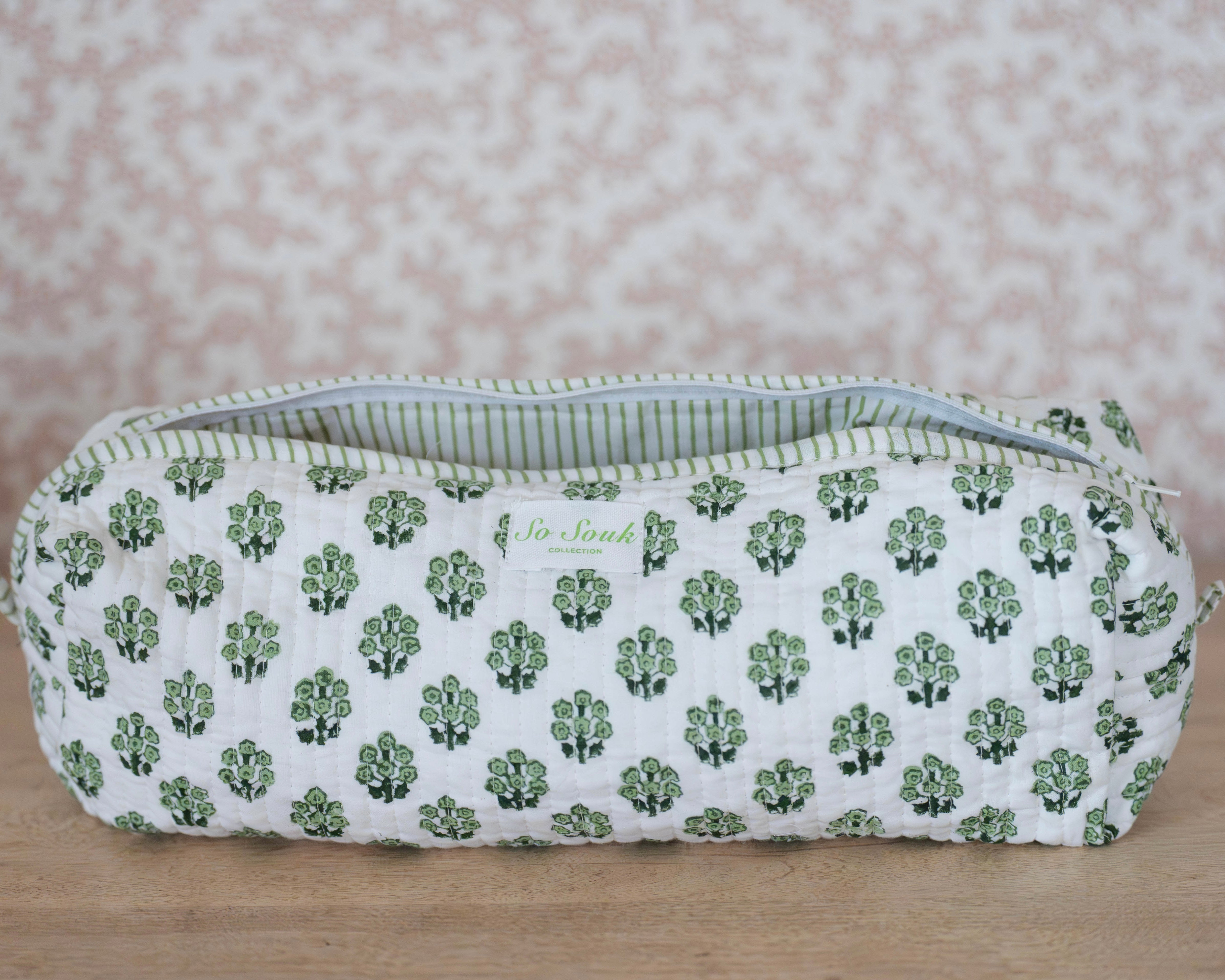Green Daphne Hair Accessories Bag