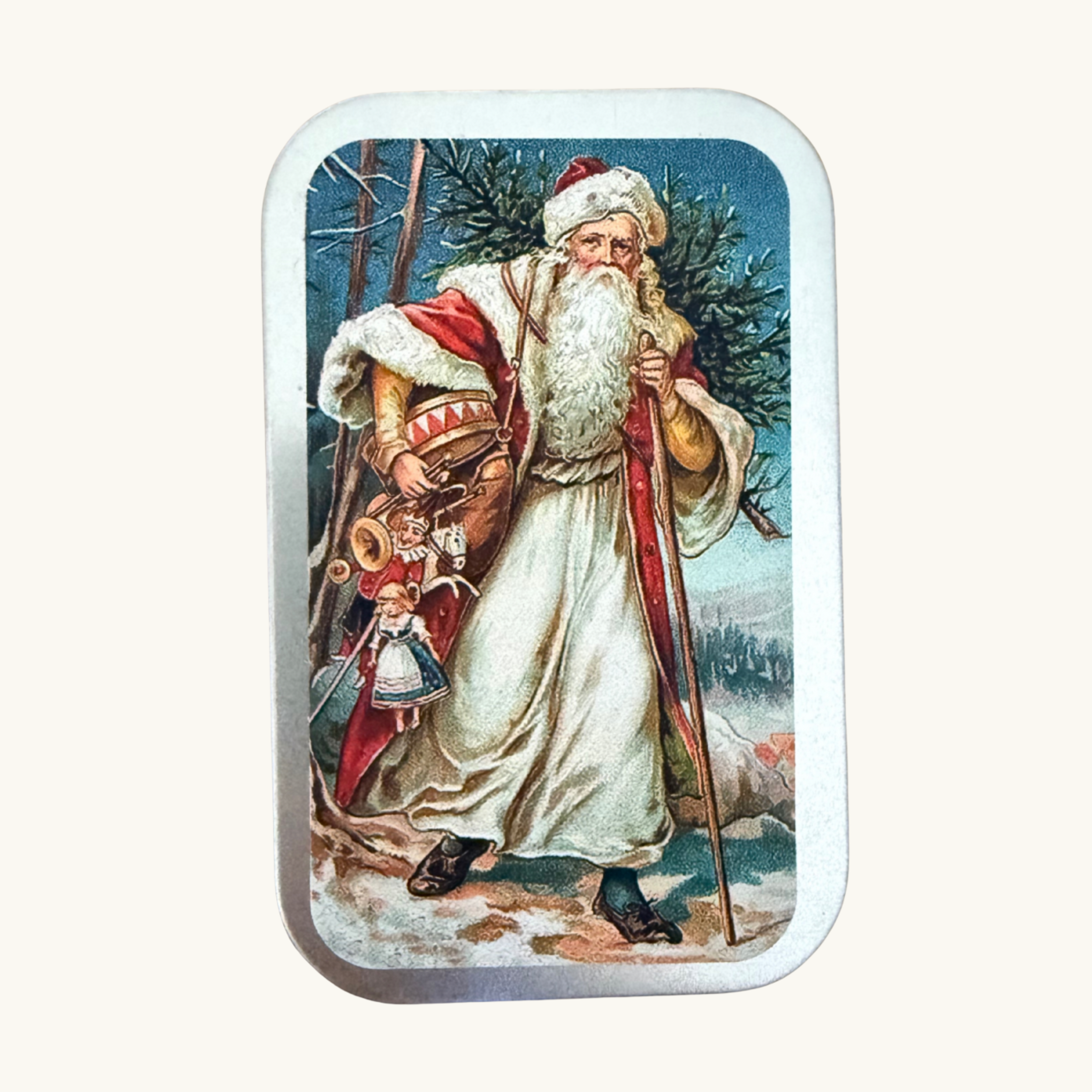 Vintage Santa Pastille Tins