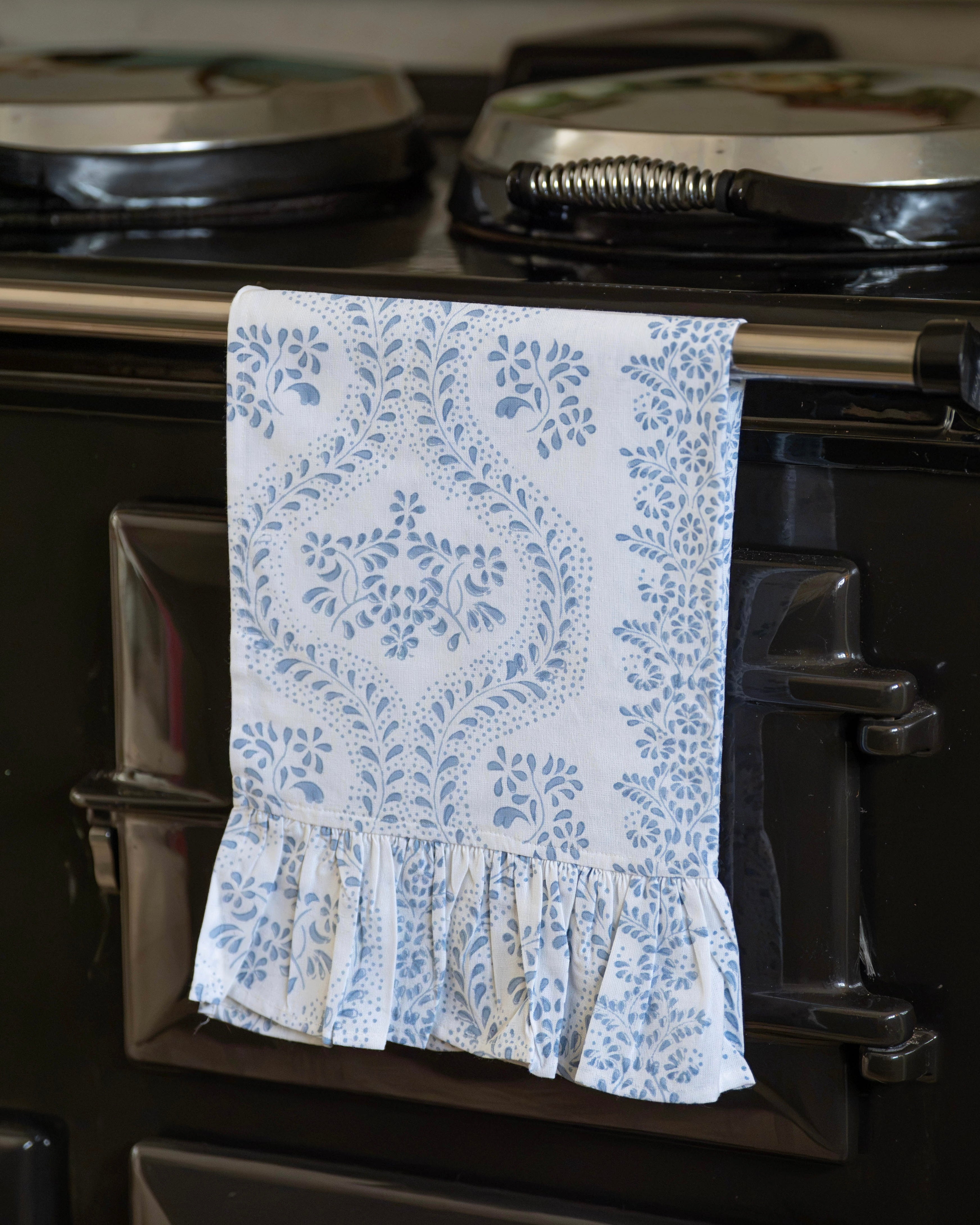 Frilled Blue Rosalie Kitchen Towel