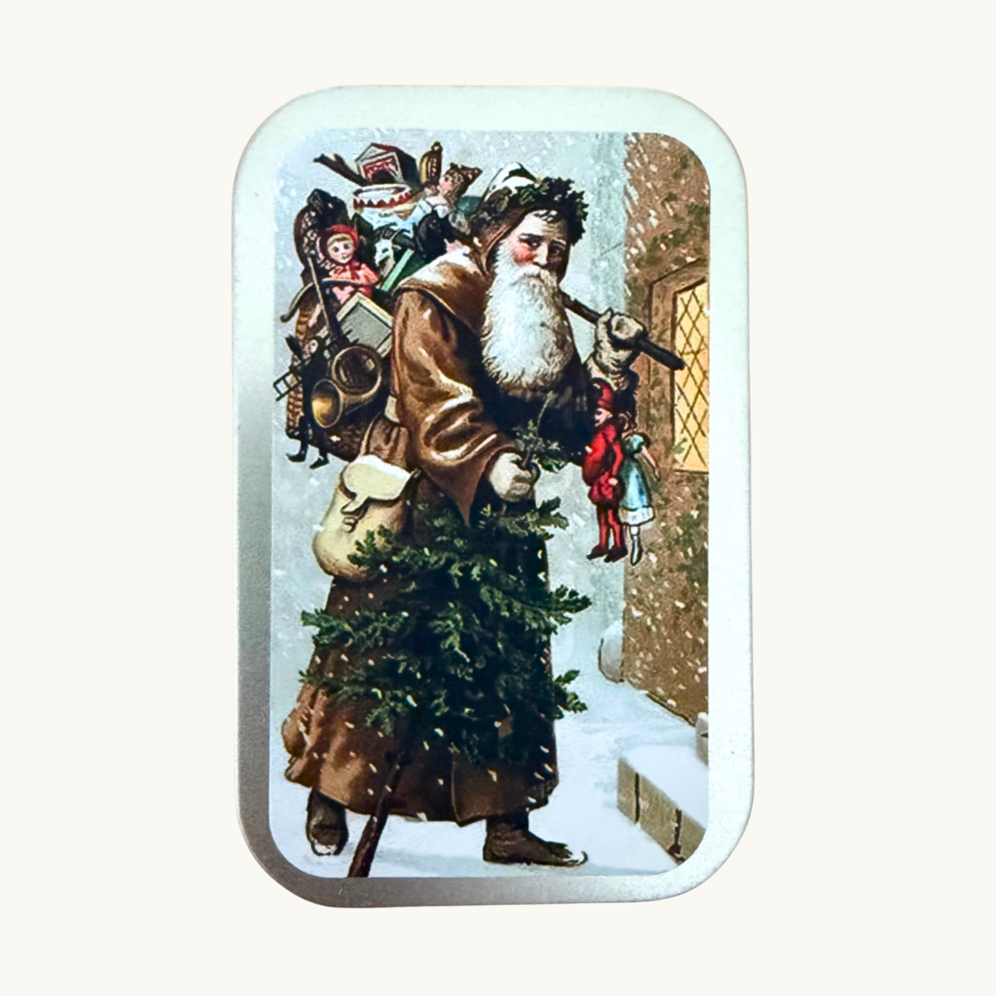 Vintage Santa Pastille Tins