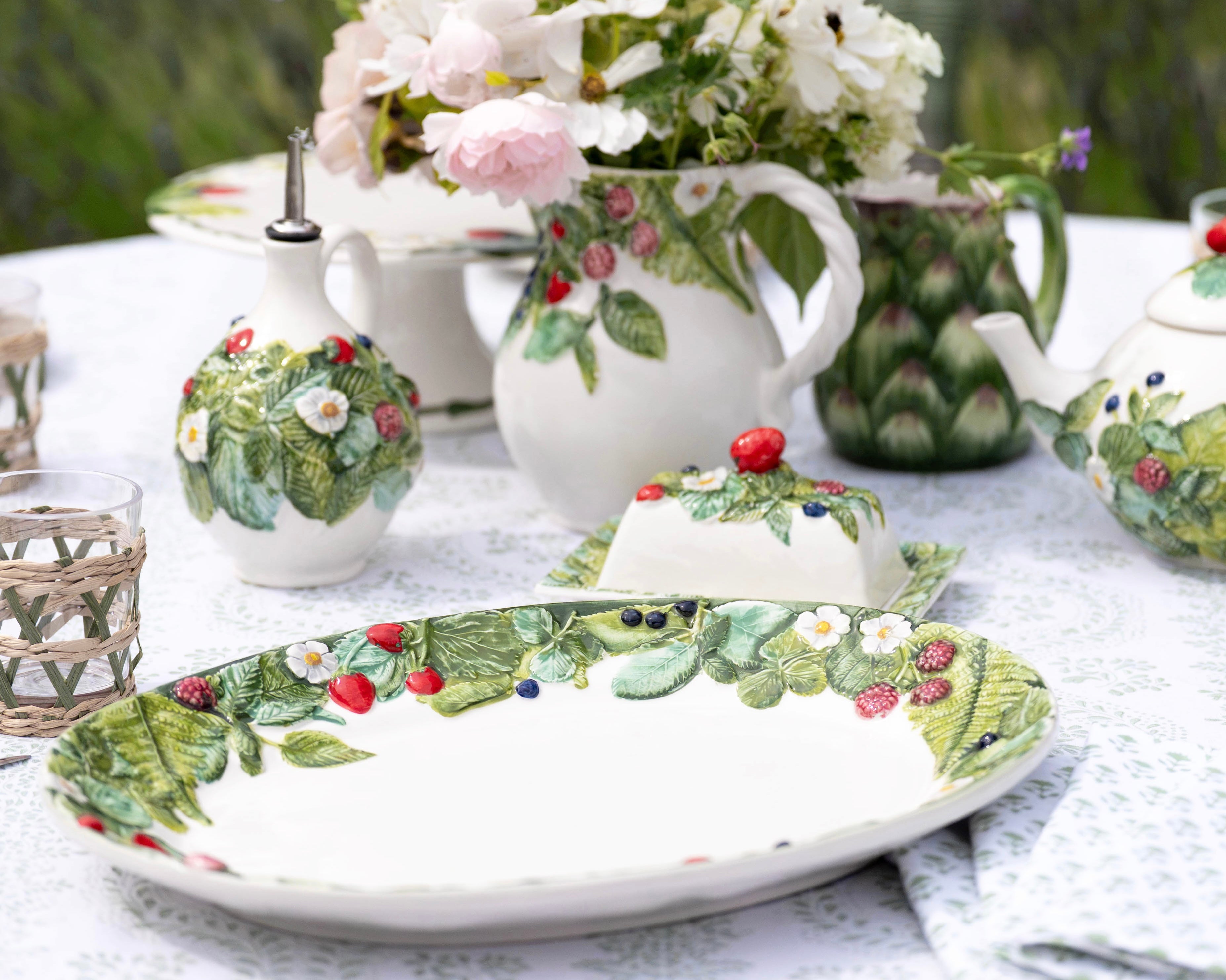 Wild Berries Oval Platter