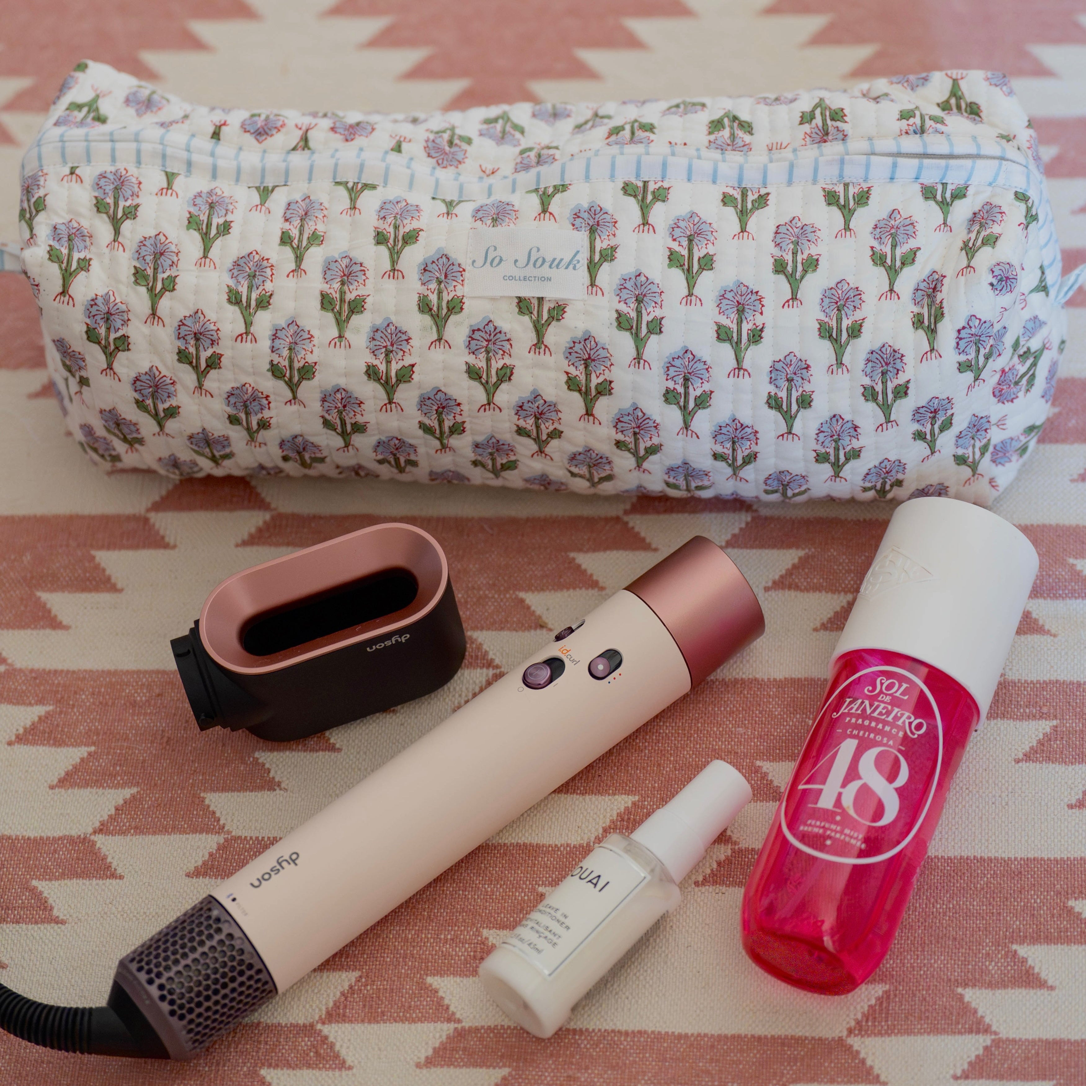 Blue Jemima Hair Accessories Bag