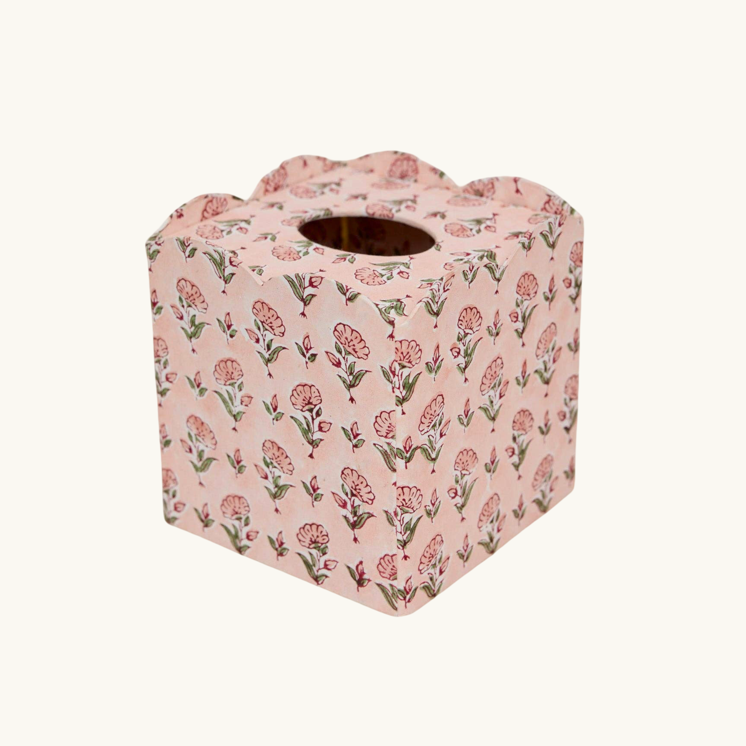 Blush Ditsy Floral Tissue Box