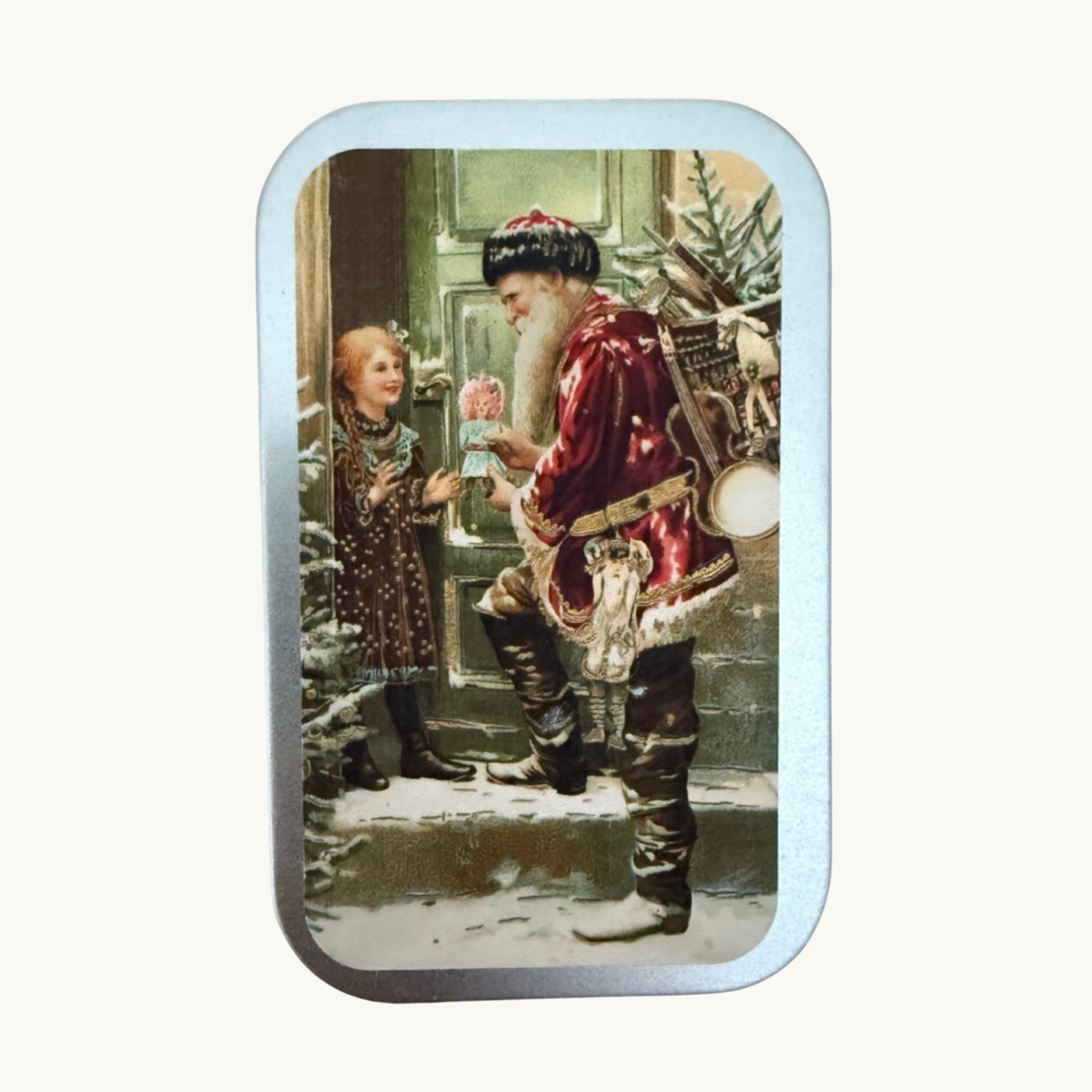 Vintage Santa Pastille Tins