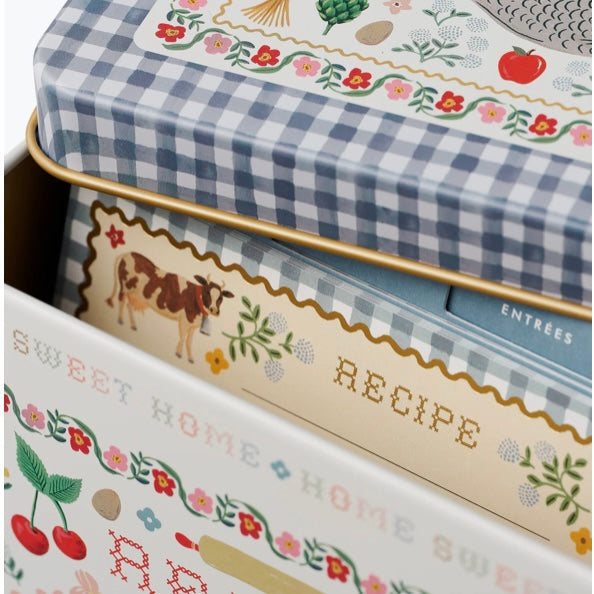 Country Farm Recipe Tin