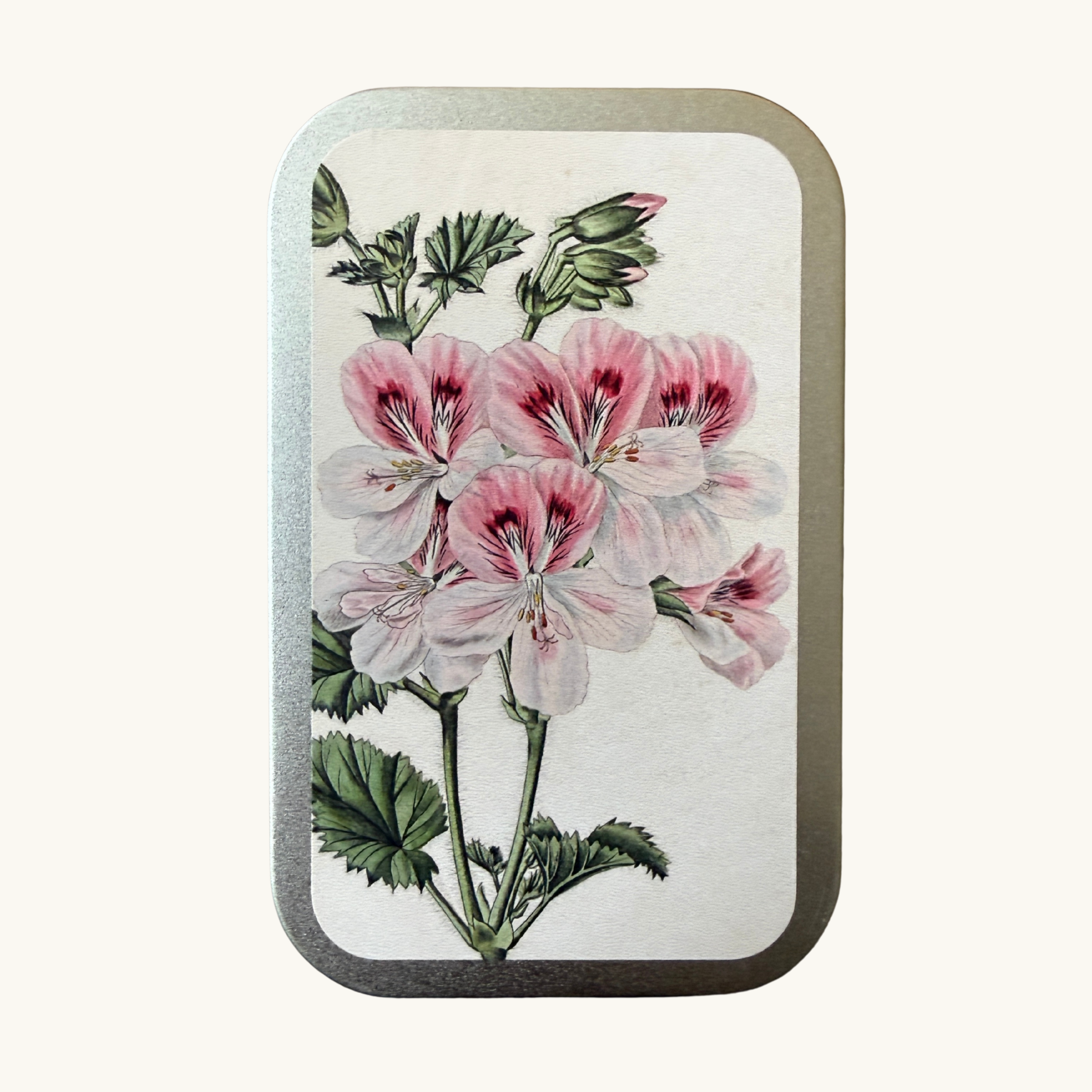 Vintage Geranium Pastille Tins