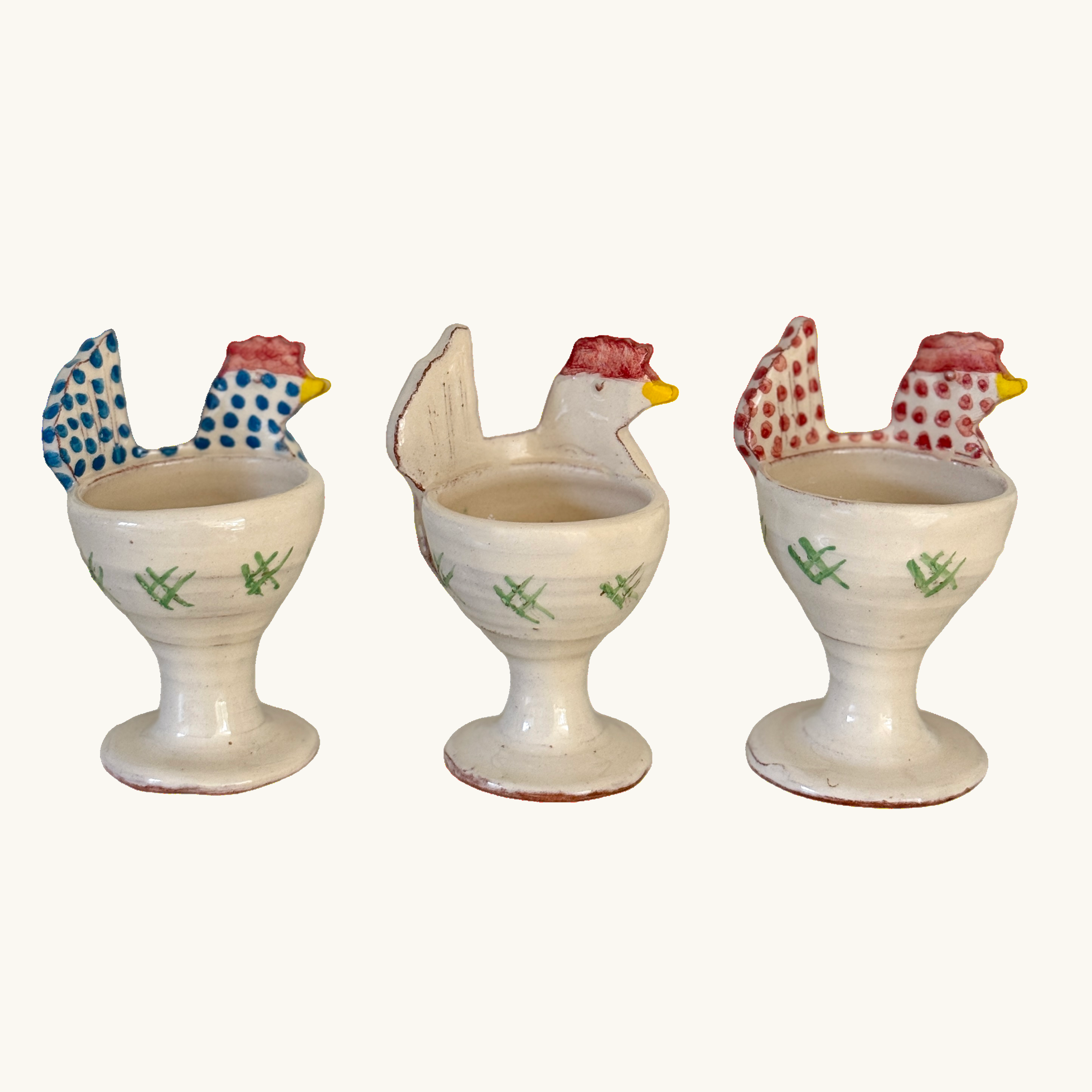 Pink Spotty Hen Egg Cup