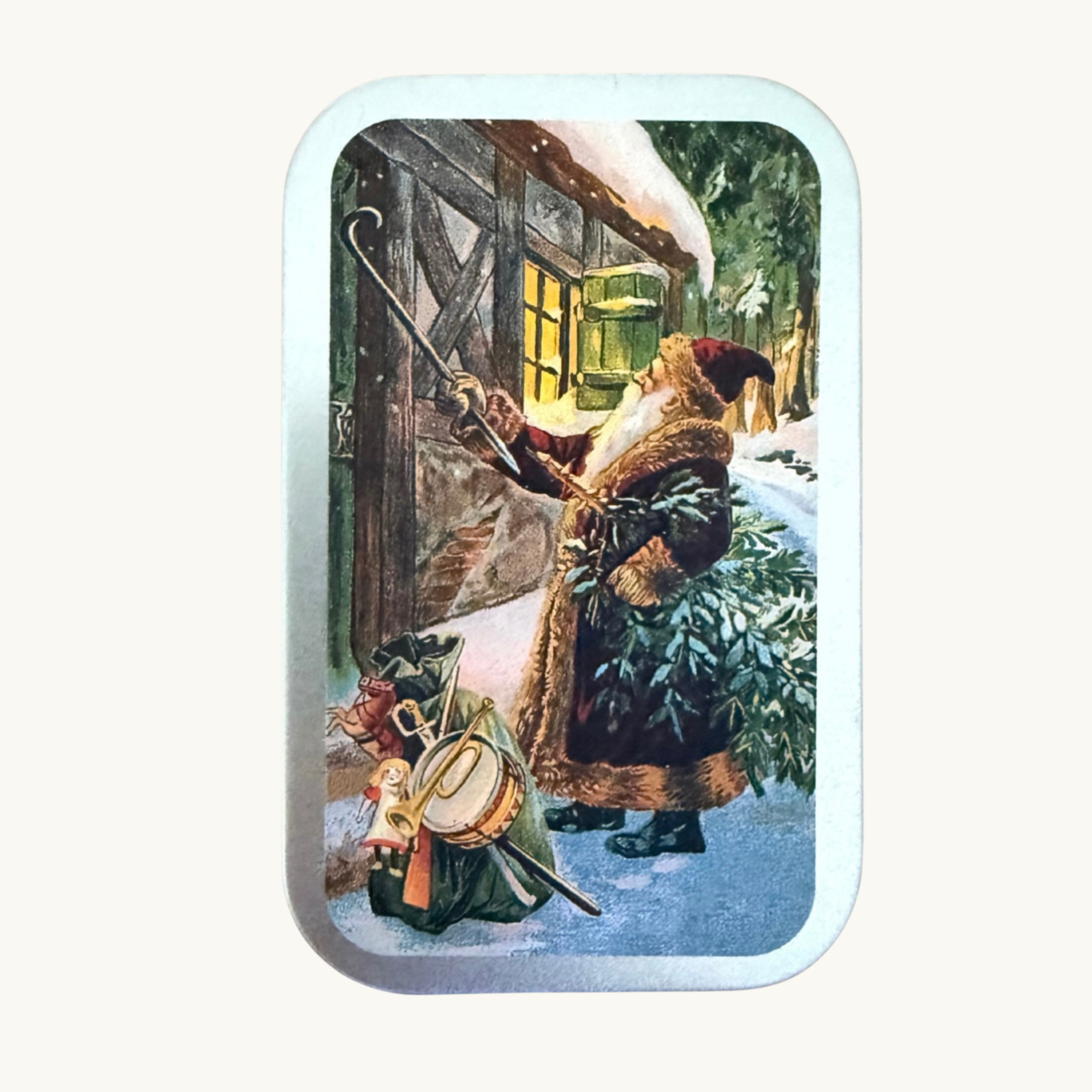 Vintage Santa Pastille Tins
