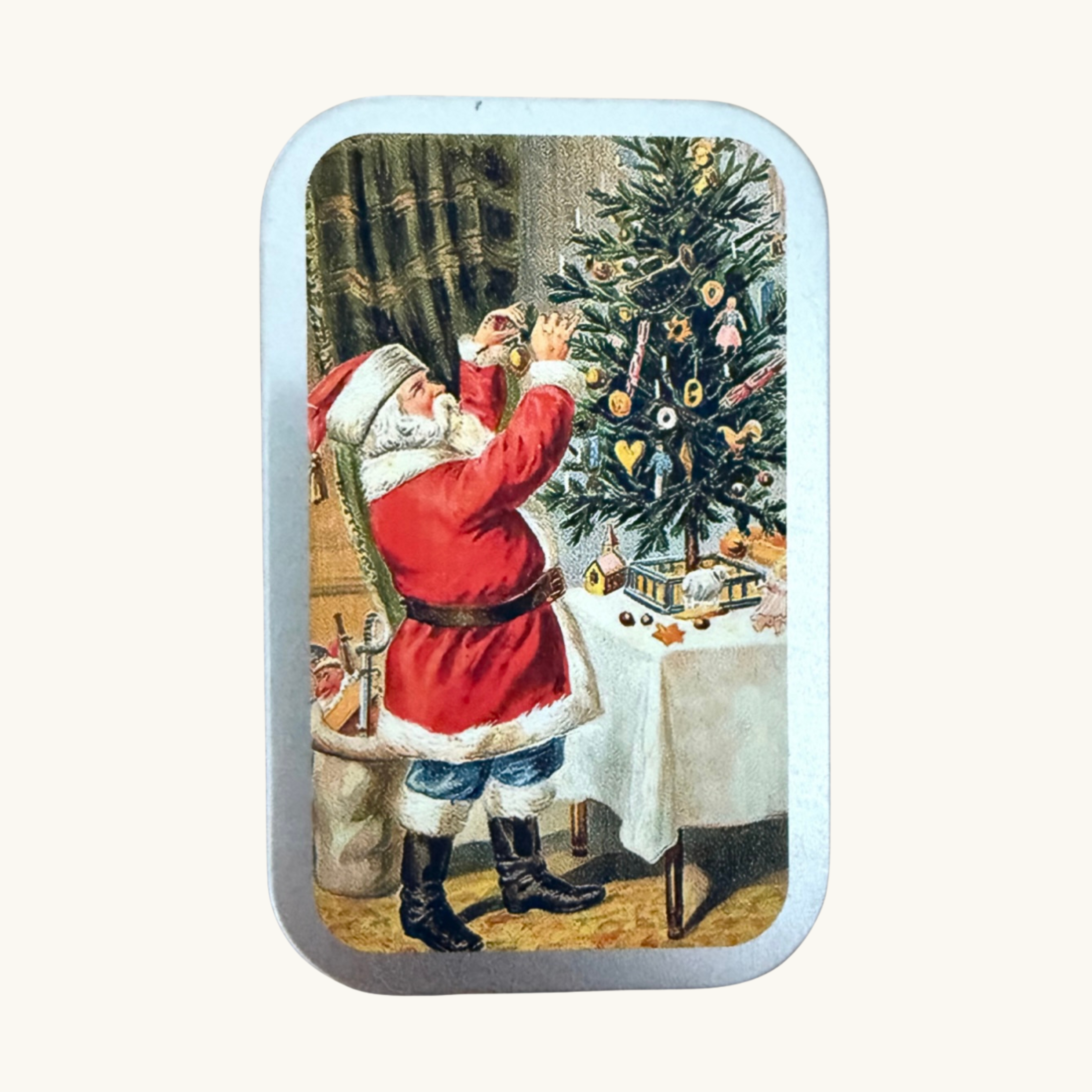 Vintage Santa Pastille Tins