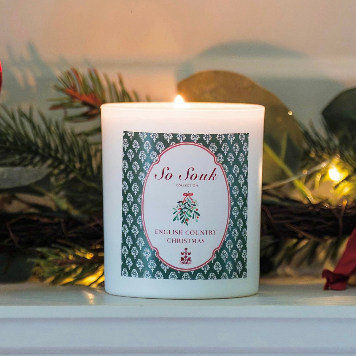 English Country Christmas Luxury Candle