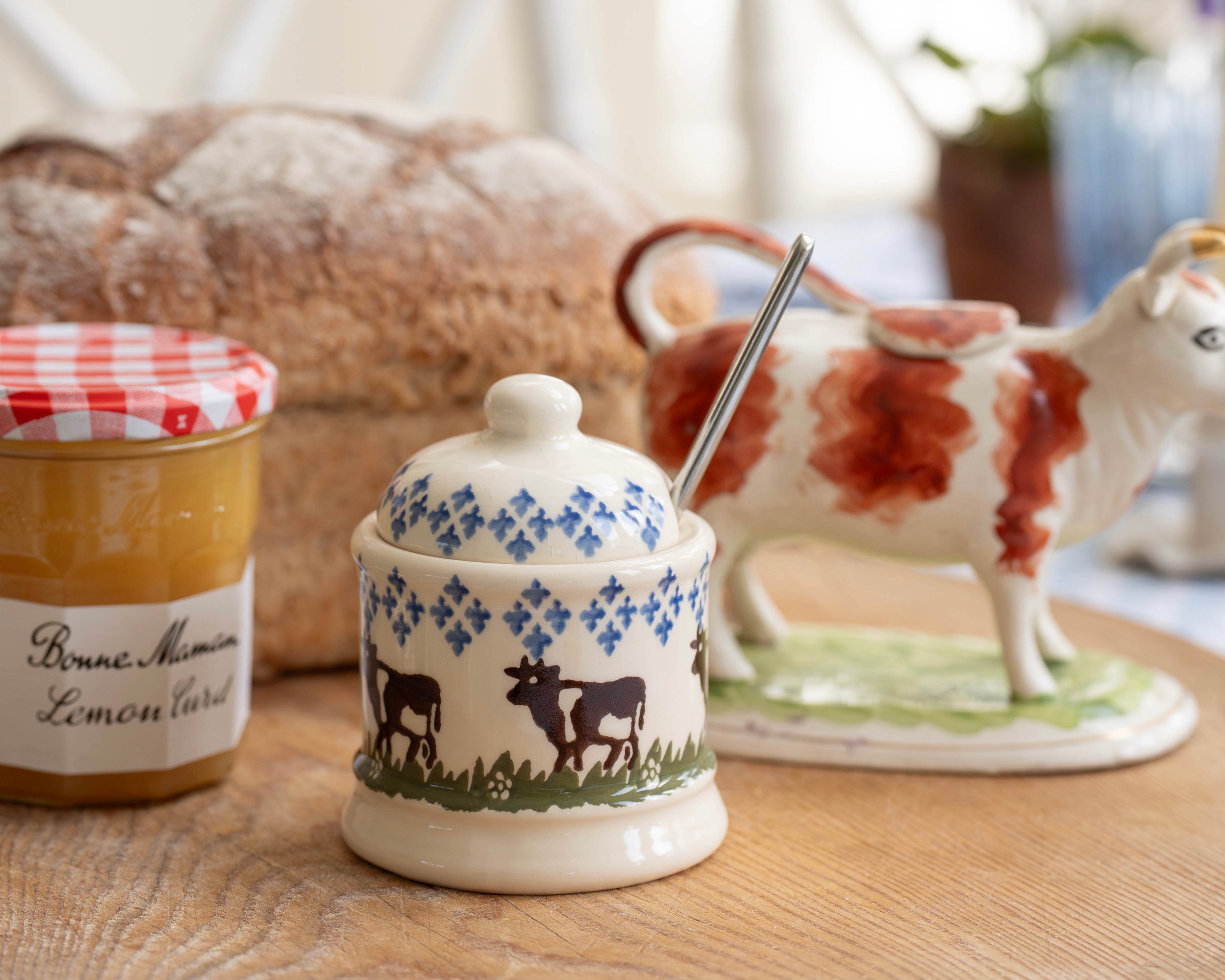 Cows Jam Pot