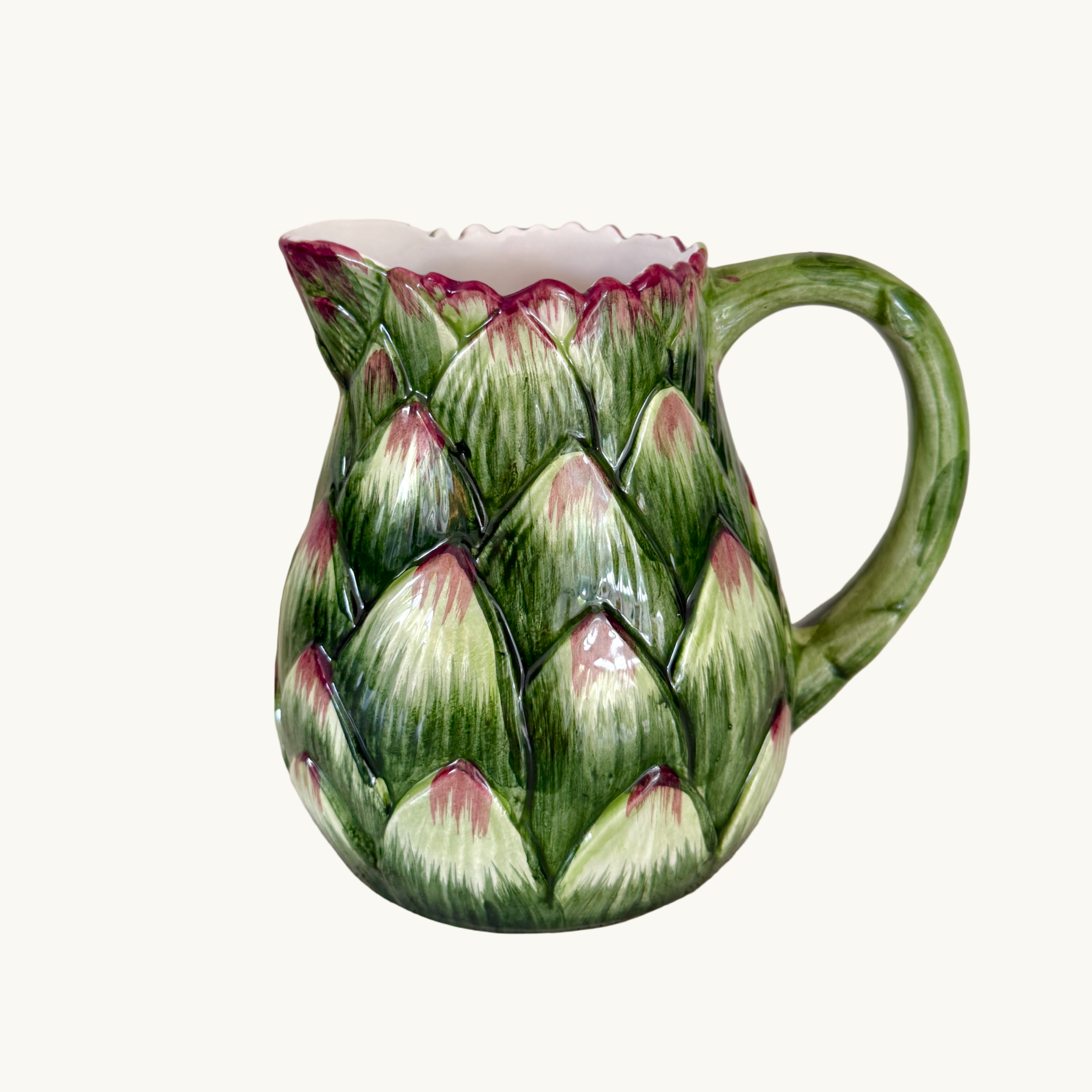 Ceramic Artichoke Jug