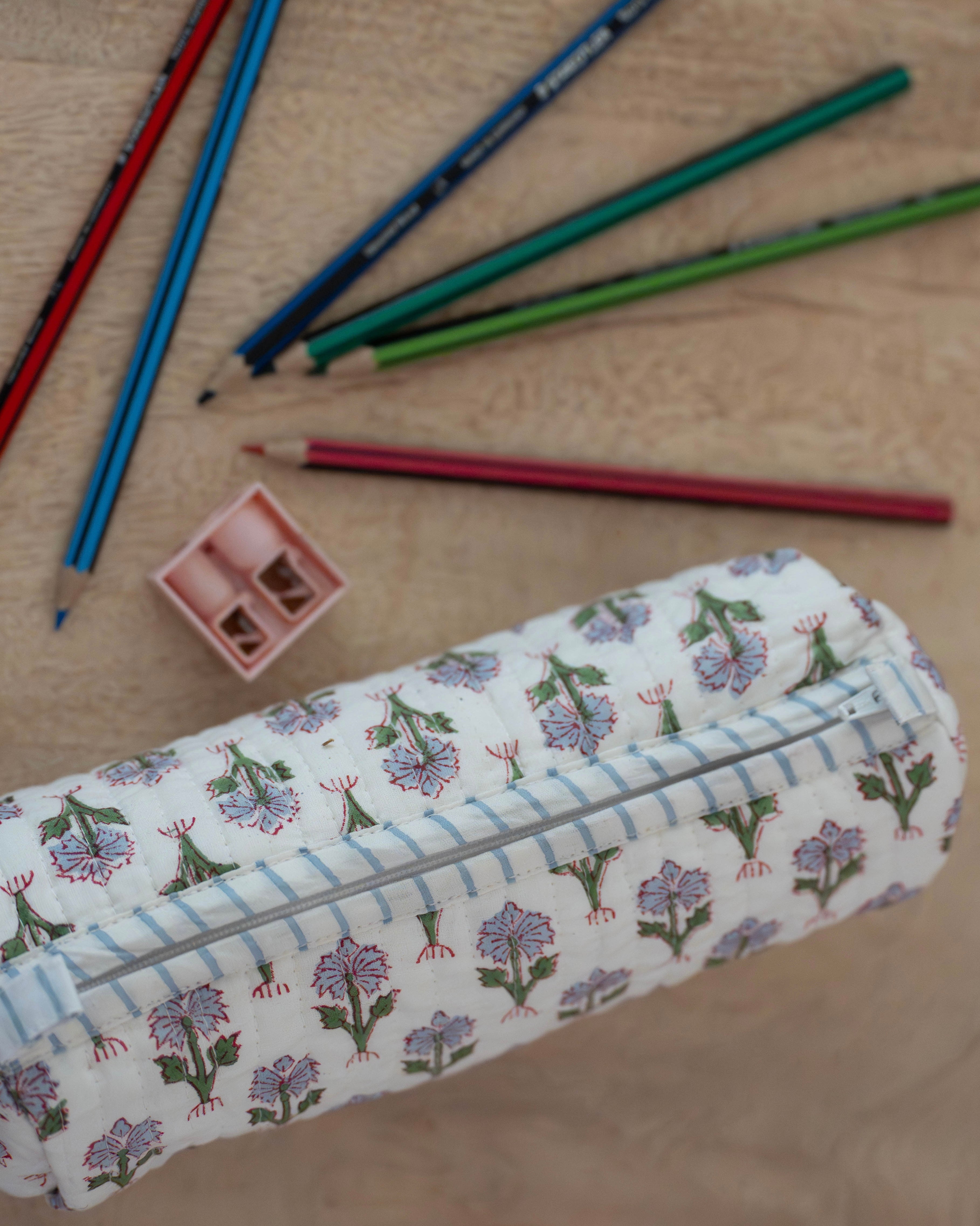 Blue Jemima Pencil Case