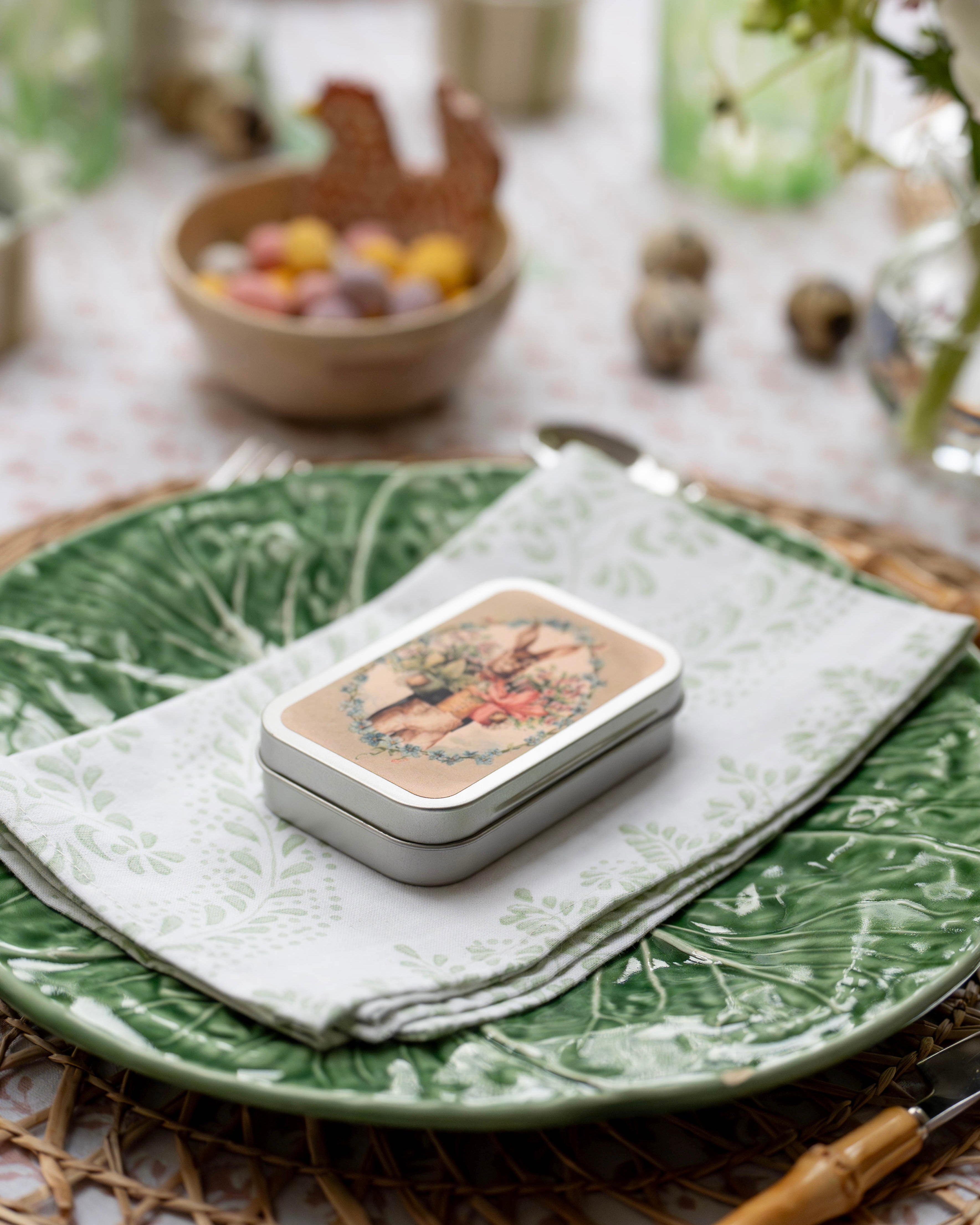 Vintage Easter Collage Pastille Tins