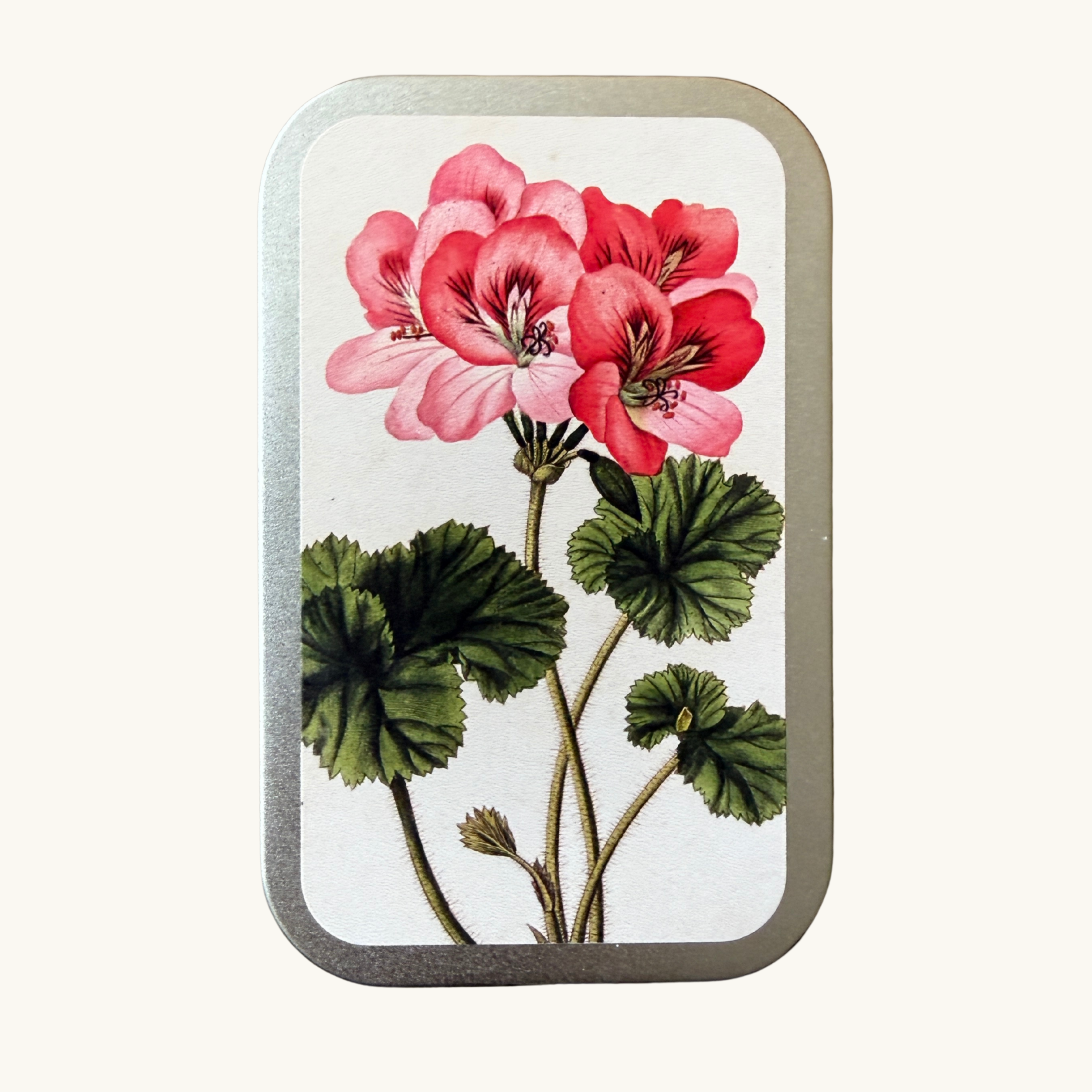 Vintage Geranium Pastille Tins