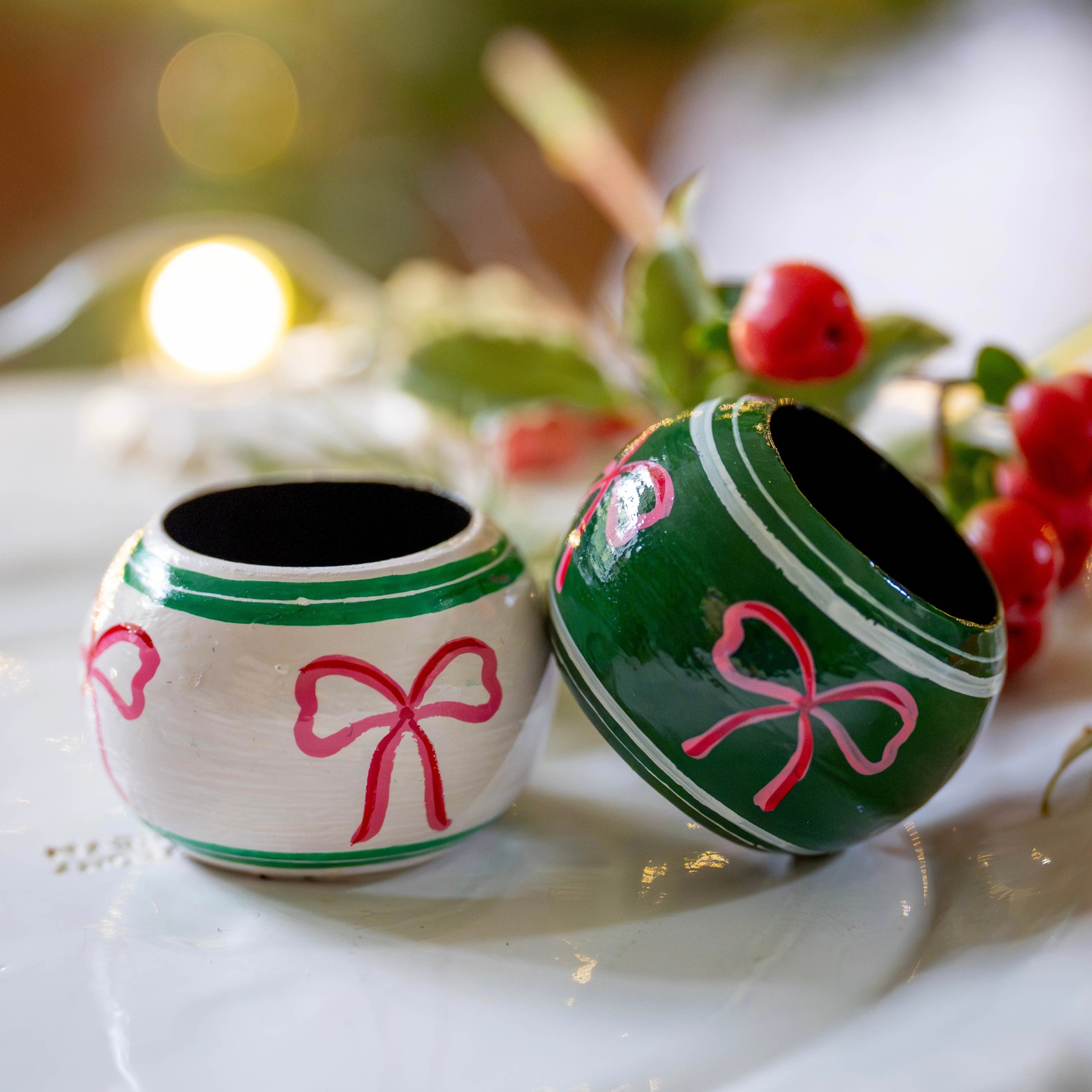 Festive Bow Napkin Ring