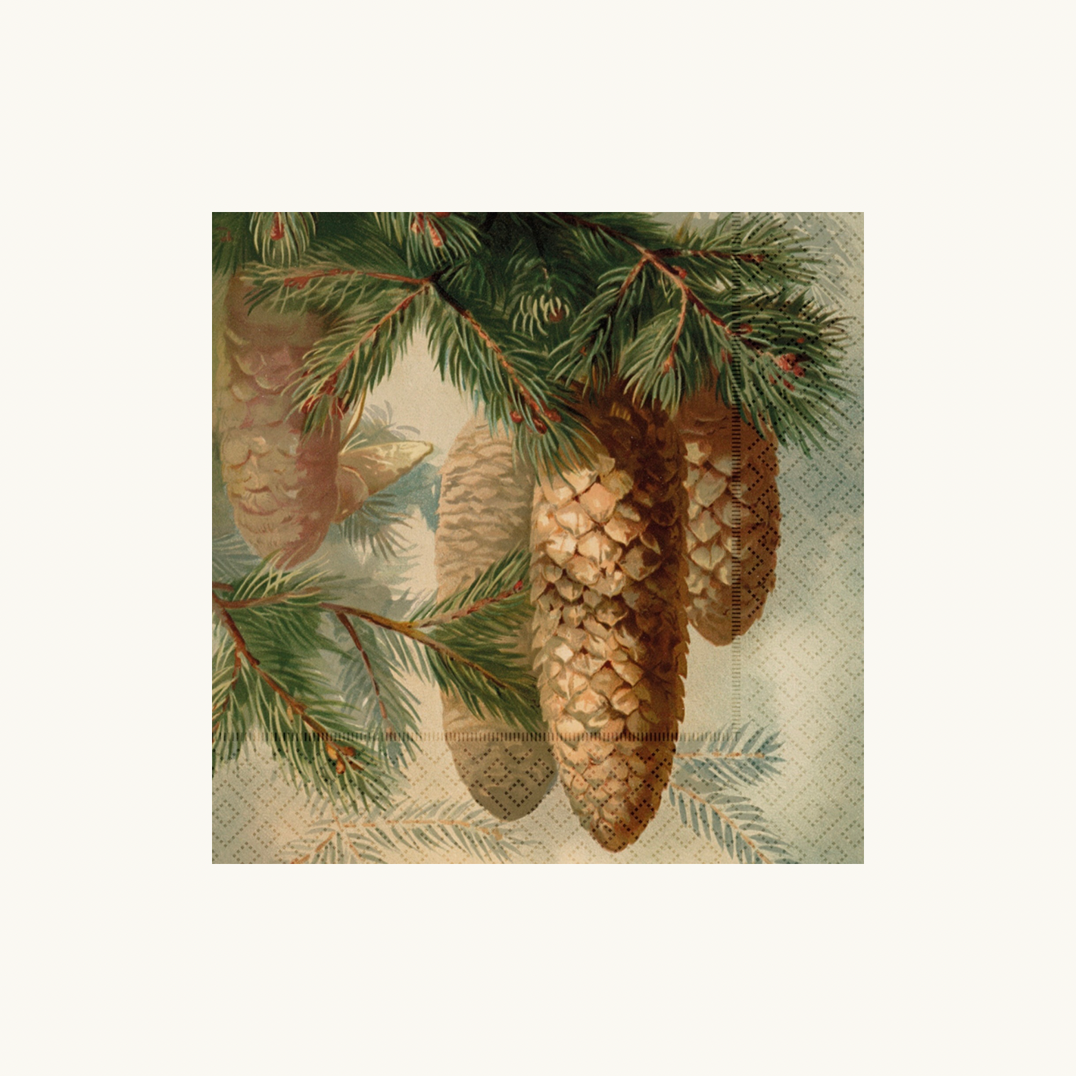 Fir Cones Paper Napkins