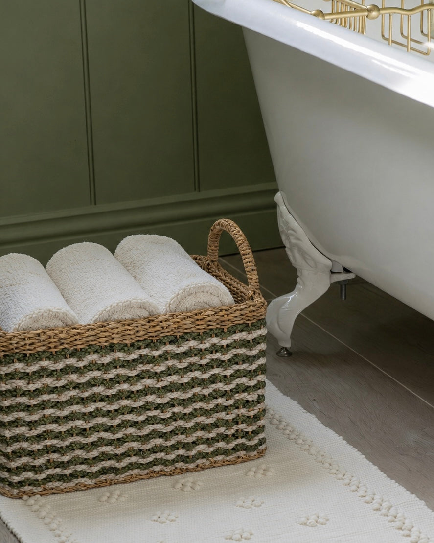 Village Olive Storage Basket