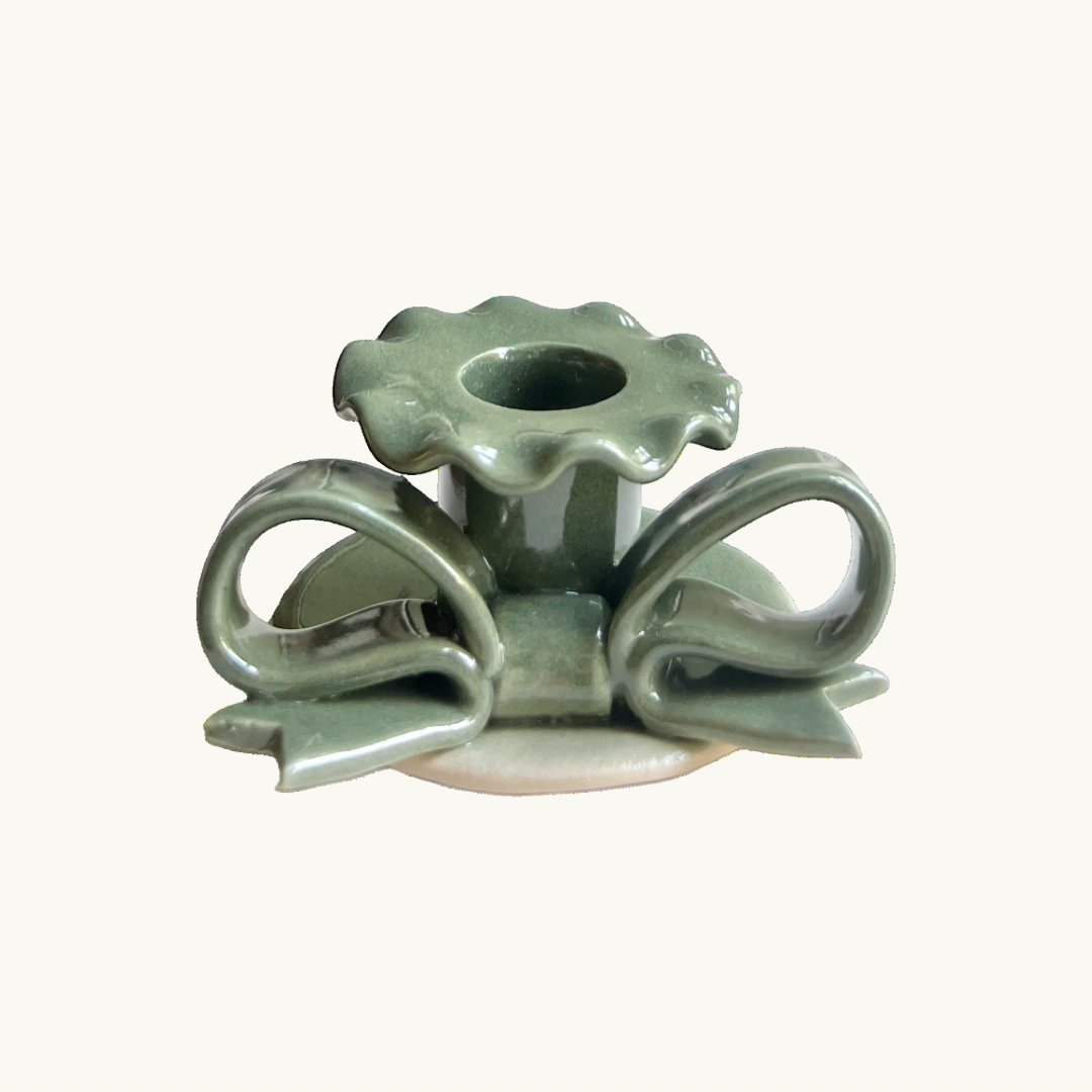 Green Bow Candlestick