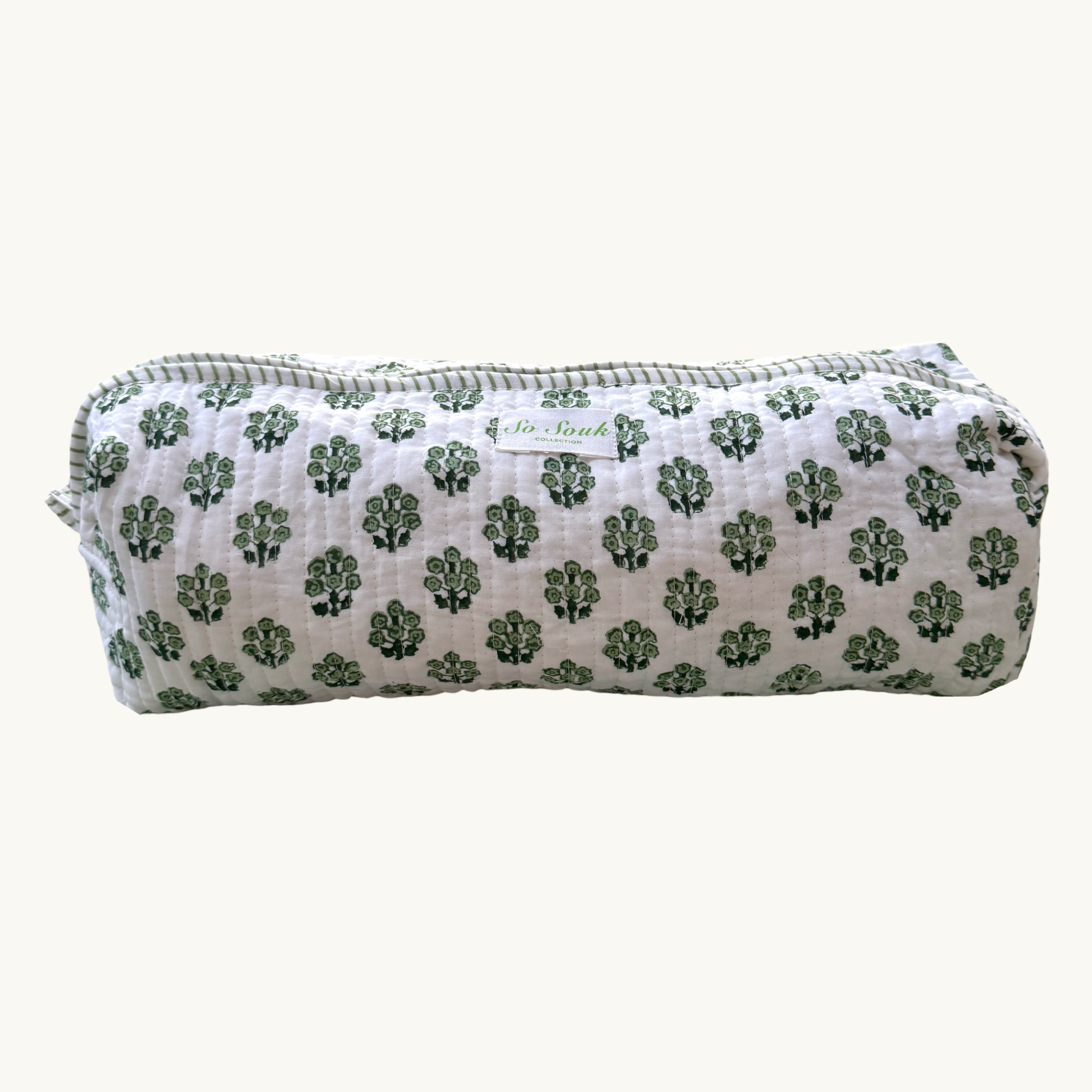 Green Daphne Hair Accessories Bag