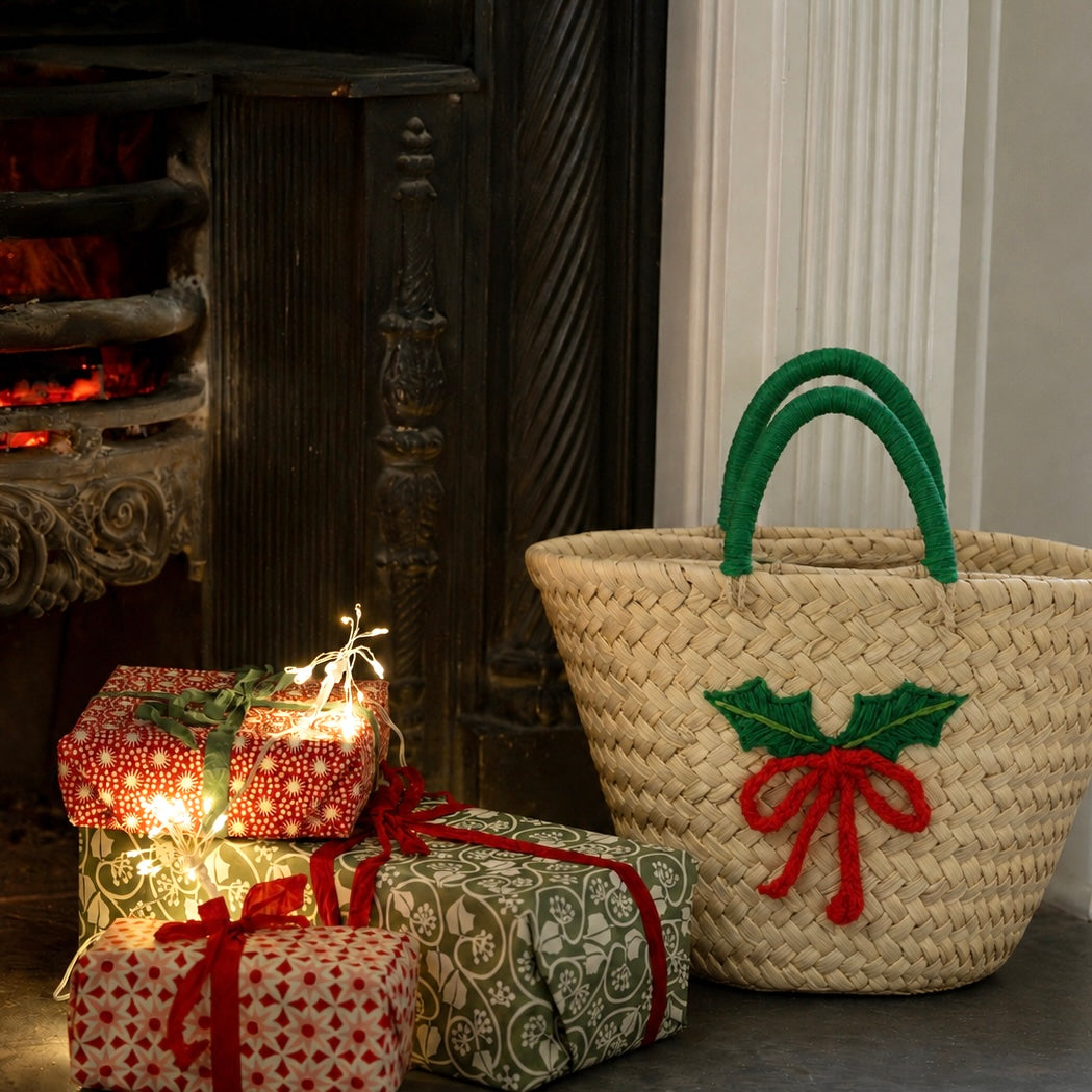 Holly Berry Festive Basket