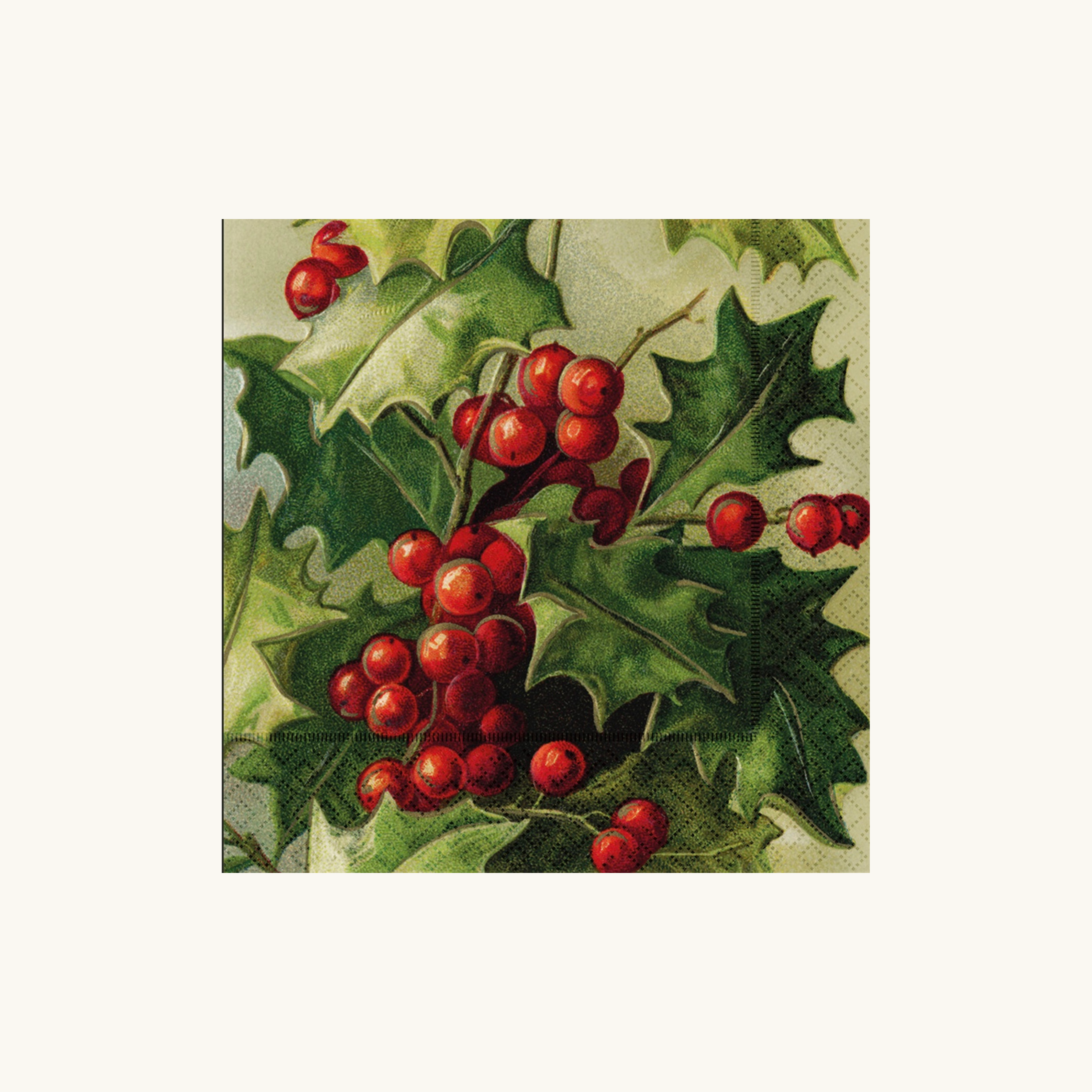 Holly Paper Napkins