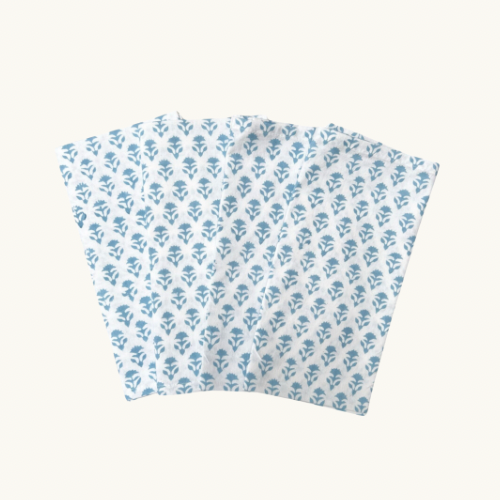 Cornflower Blue Carnation Napkins